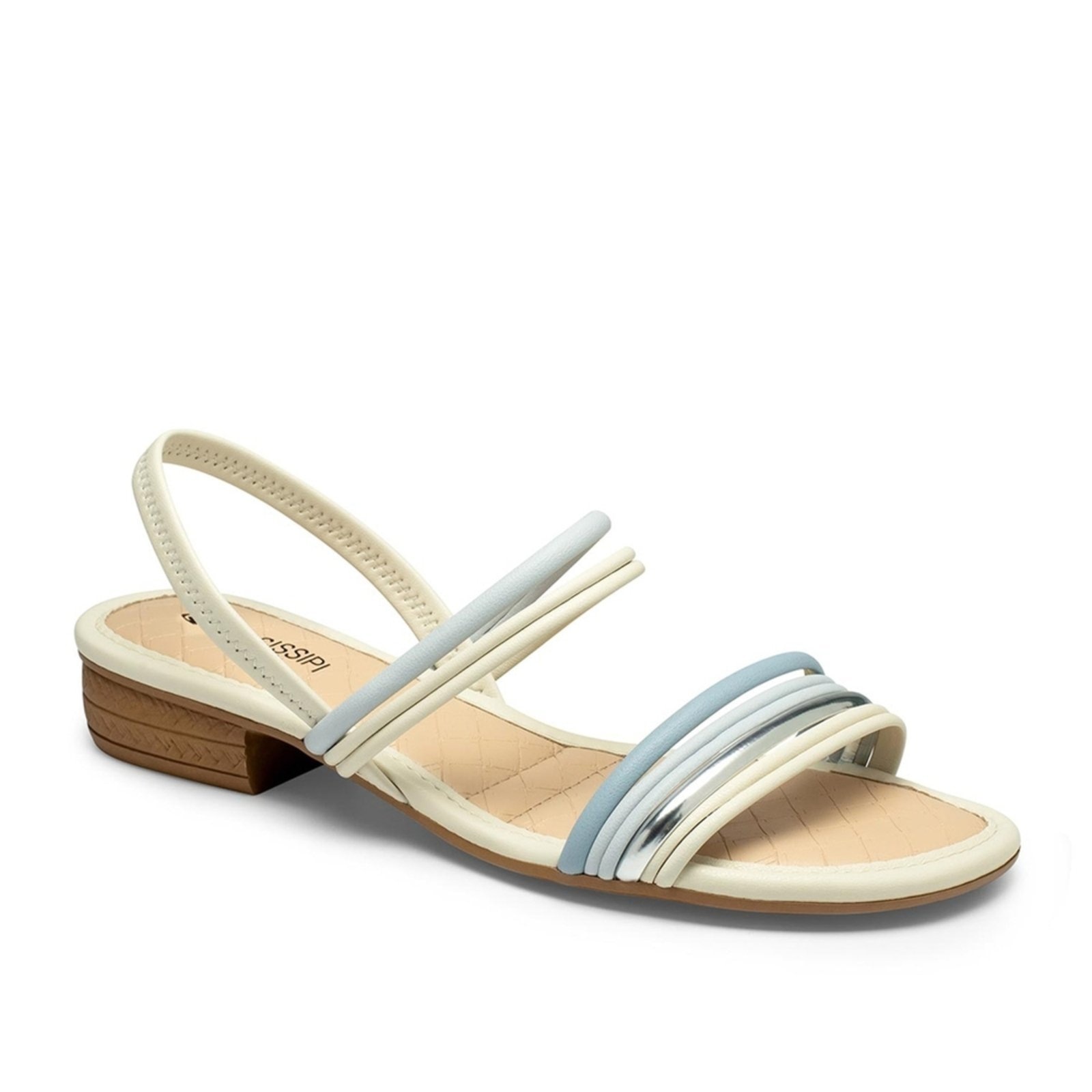 Imagem principal Sandália Feminina Mississipi Tiras Salto Baixo MISSISSIPI off-white