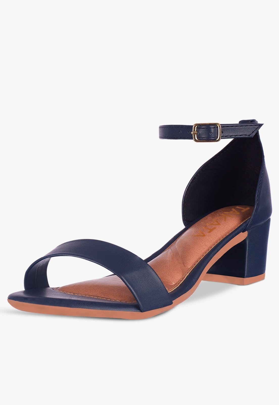 Imagem principal Sandalia Feminina Salto Grosso Bloco Tratorada Marinho TAKATA BY RAFAEL TAKATA azul marinho