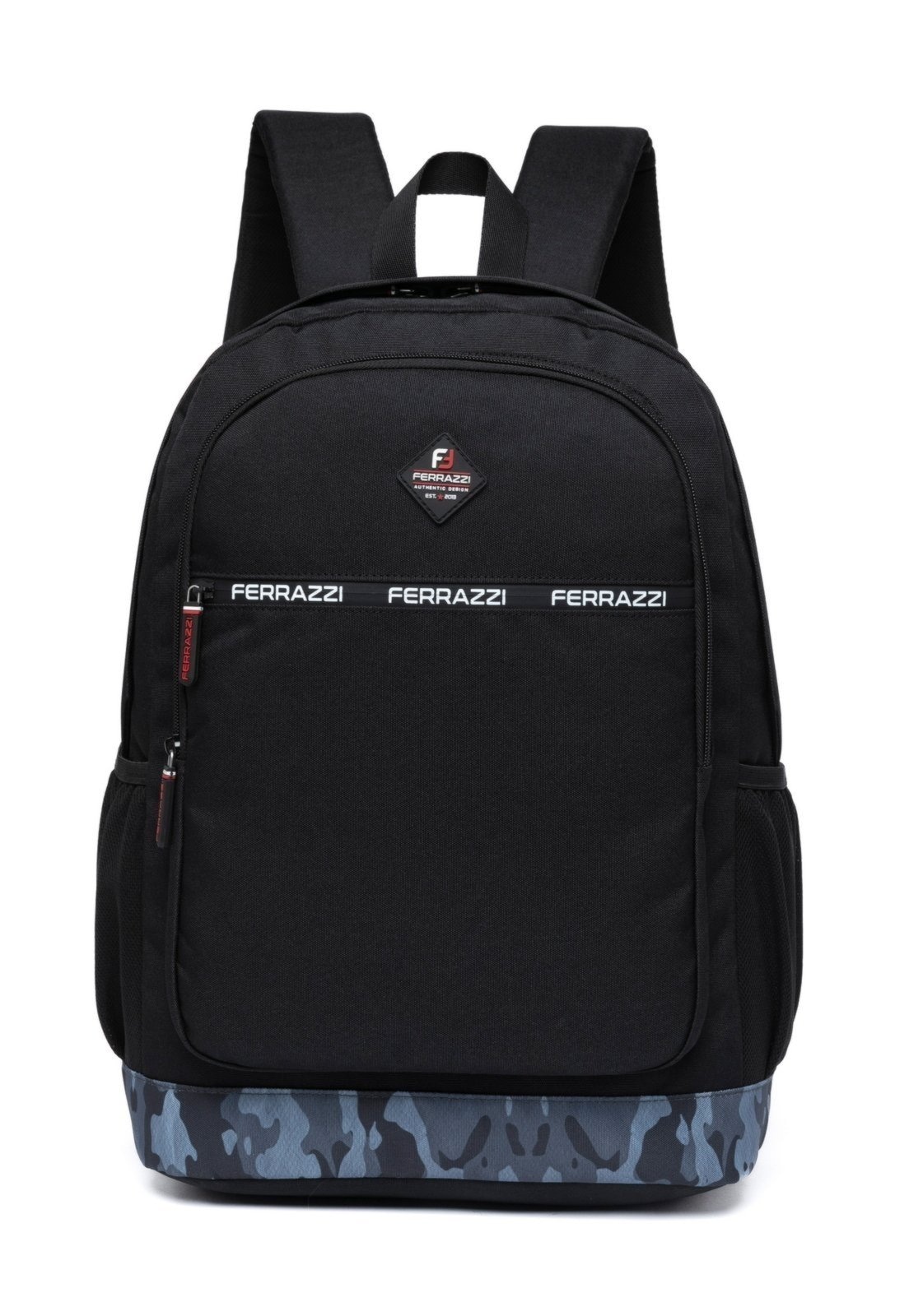 Imagem principal Mochila Masculina Casual Camuflada Alças Acolchoadas Reforçada Ferrazzi preto