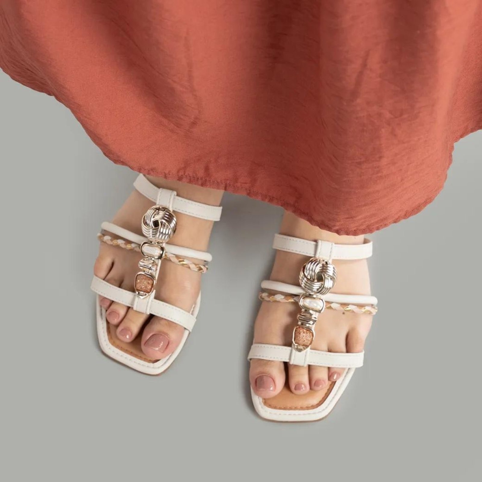 Imagem principal Tamanco Mississipi Antiderrapante Feminino Off-white MISSISSIPI off-white white