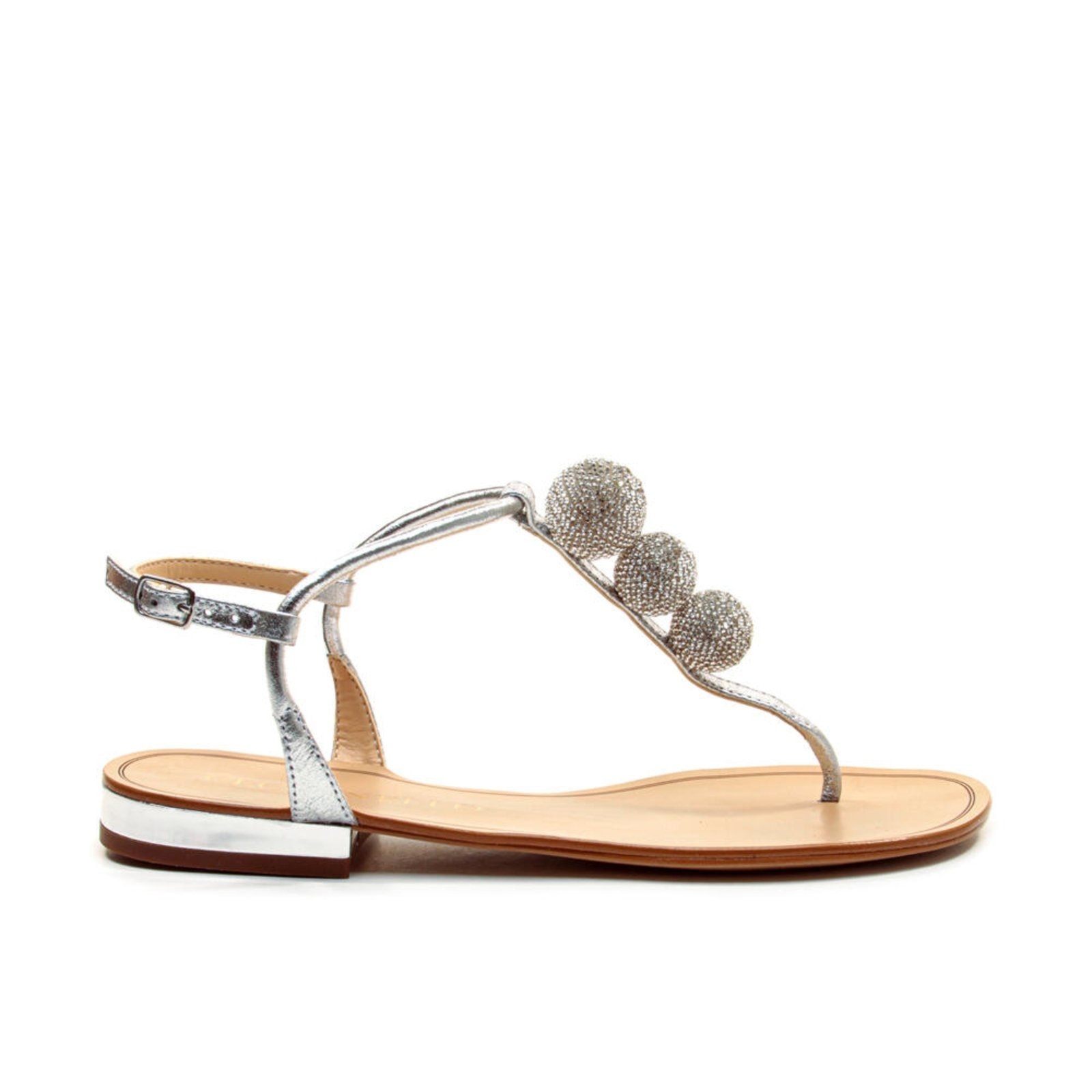 Imagem principal Rasteira Couro Cecconello 2724018-1 Cecconello prata