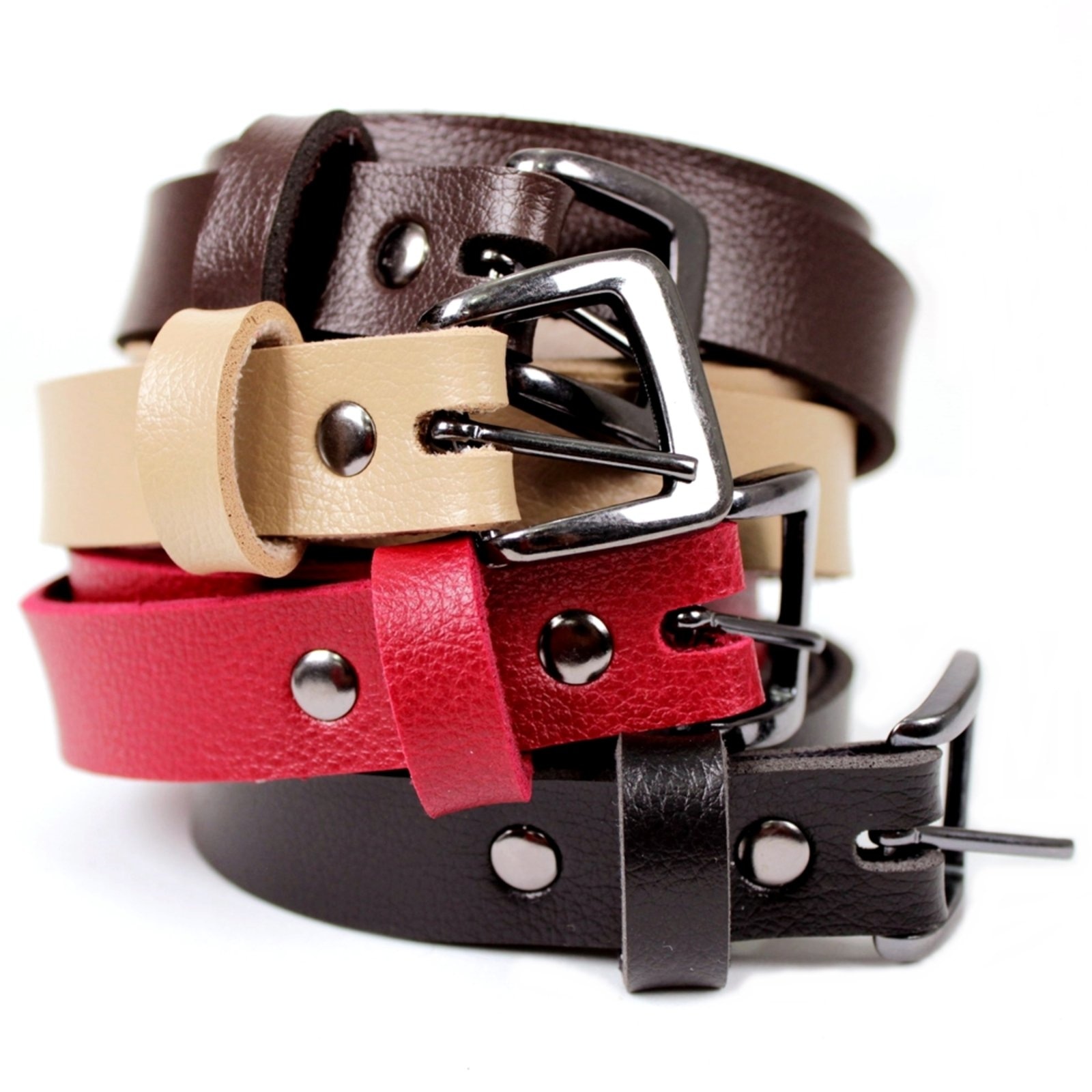 Imagem principal Kit 5 peças Porta Documento Azul + Cintos Artlux bege/café/preto/vermelho azul