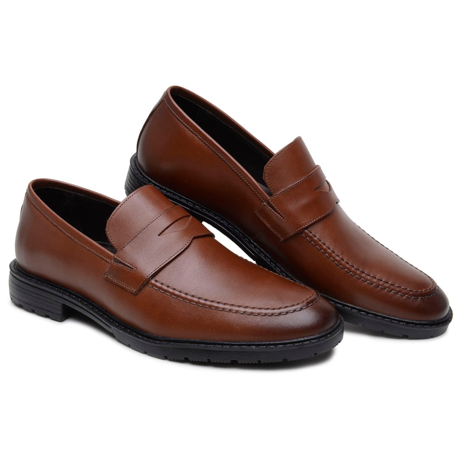 Imagem principal Sapato Mocassim Masculino Anna Andrade Brogue Em Couro Casual Social Robusto Urbano Macio Mooca Anna Andrade marrom