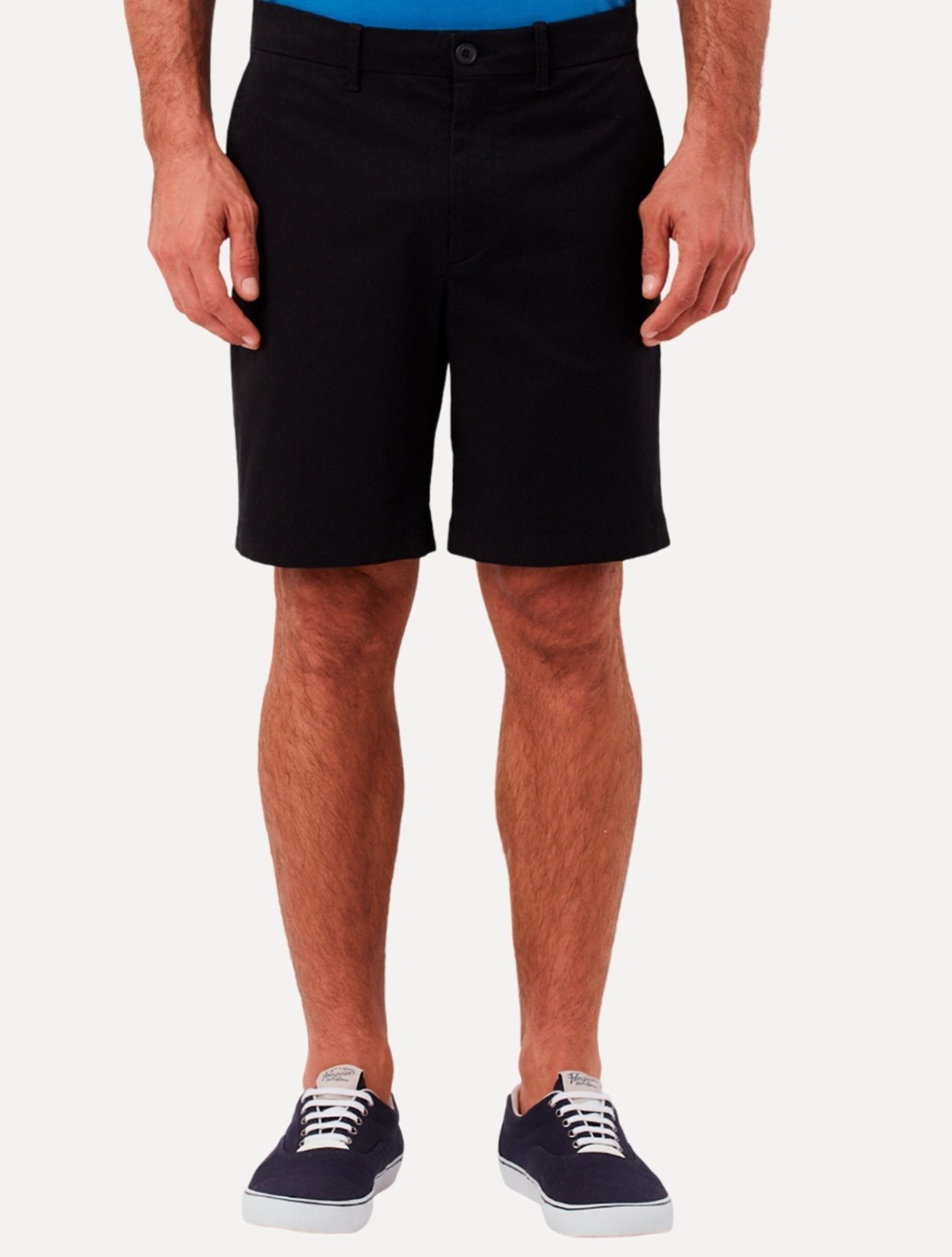 Imagem principal Bermuda Original Penguin Masculina Slim Sarja Chino Button Preta Original Penguin preto