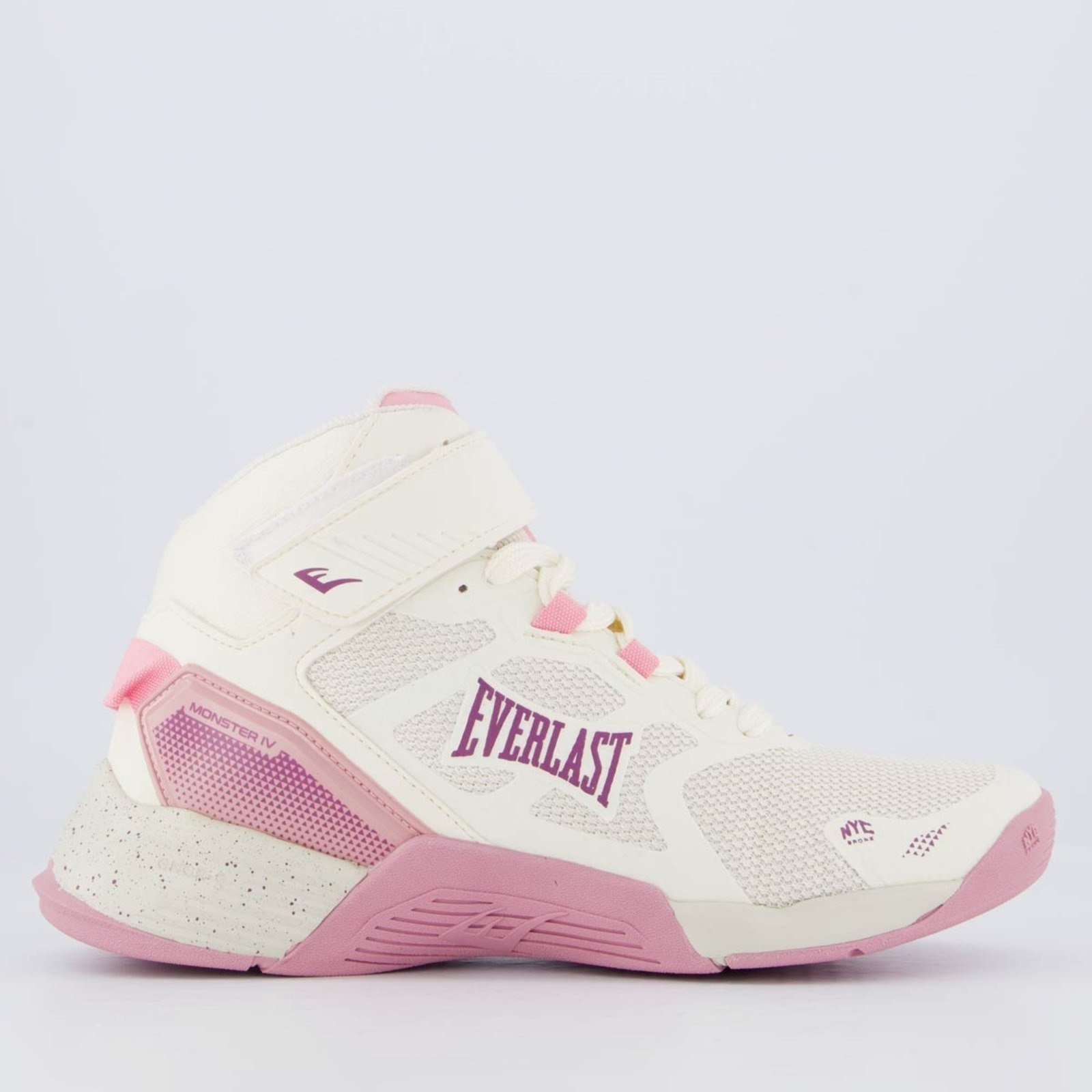 Imagem principal Tênis Everlast Monster 4 Feminino Off White e Rosa Everlast rosa white