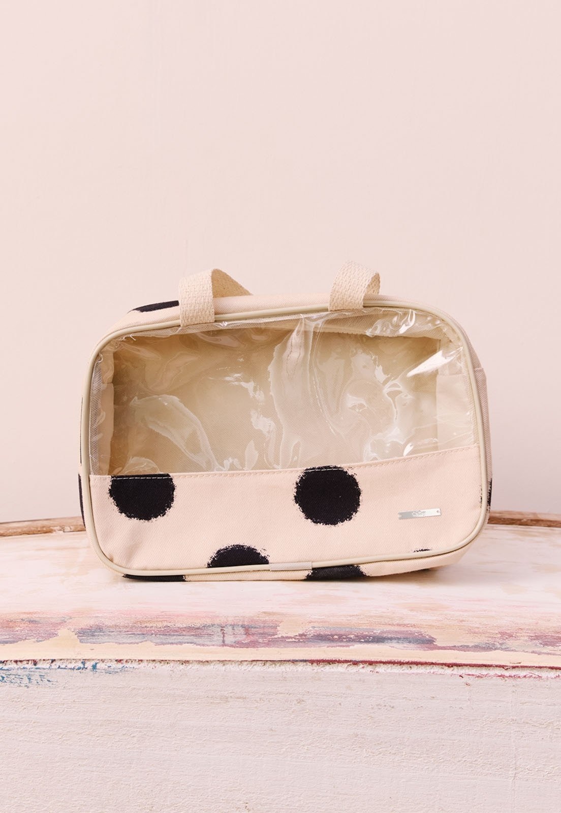 Imagem principal Necessaire Travel Estampada Amora CaCay off-white