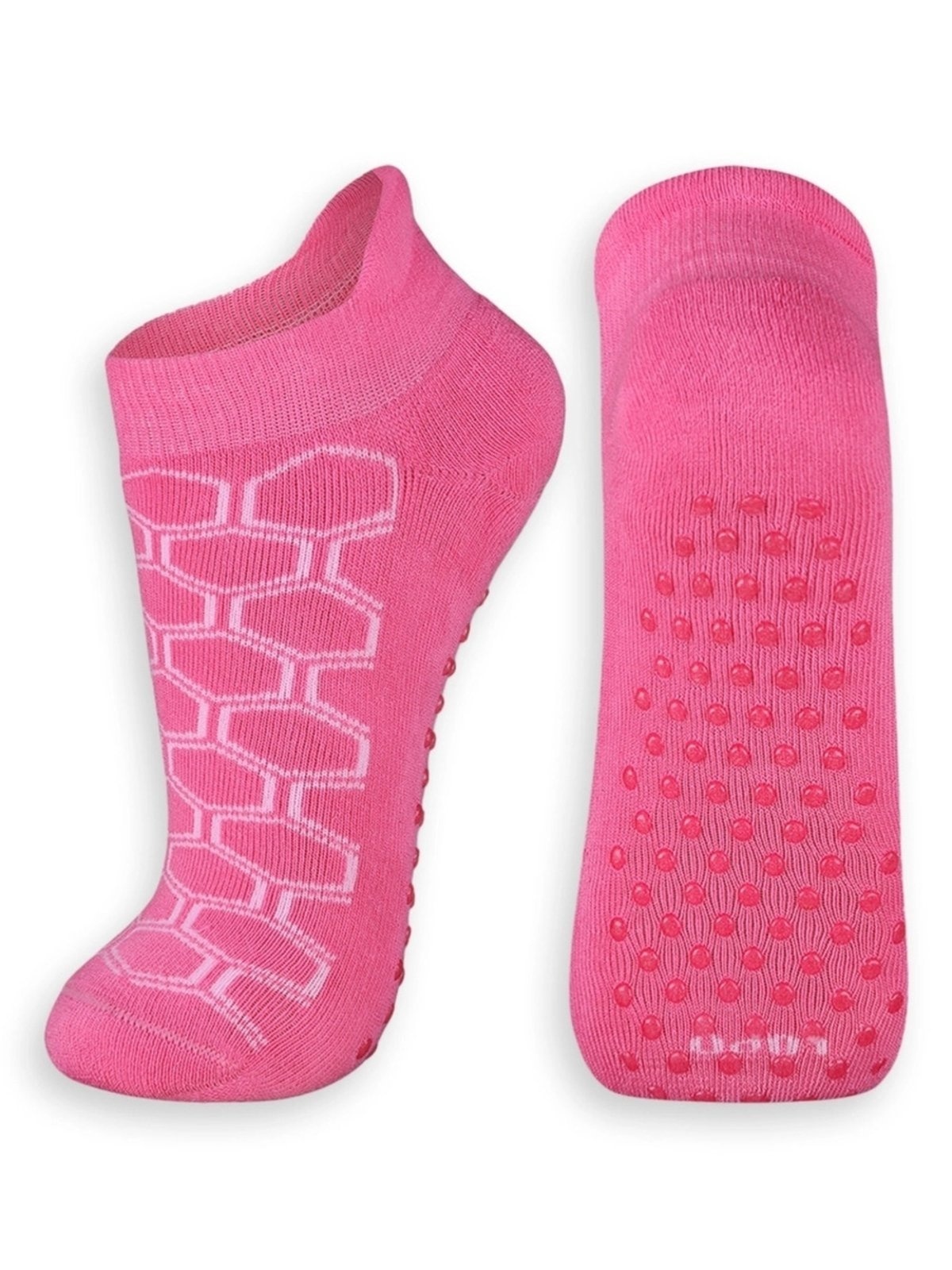 Imagem principal Meia Antiderrapante Cano Curto Lupo Lupo rosa