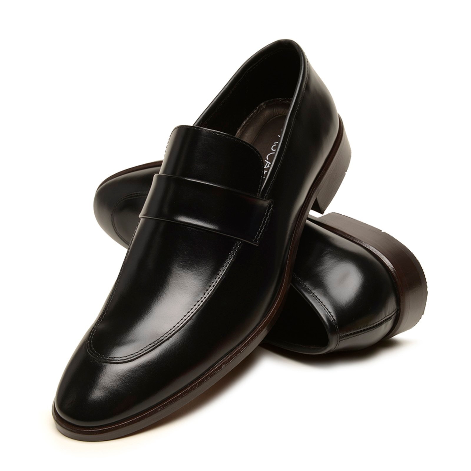 Imagem principal Sapato Masculino Social Couro A. Andrade Sola De Couro Oxford Casual Macio Tendência Anna Andrade preto