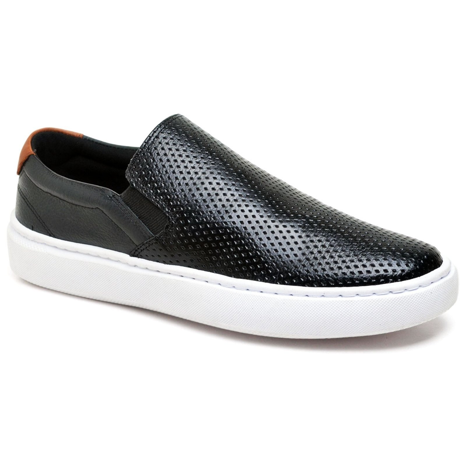 Imagem principal Tênis Slip On Nine4 Casual Couro Nine4 preto