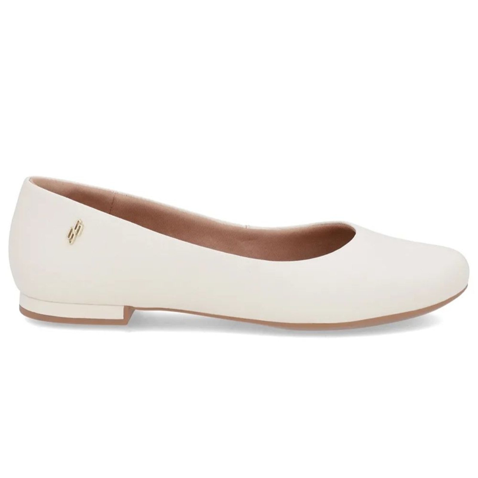 Imagem principal Sapatilha Feminina Couro Marfim Usaflex AE38021 Usaflex branco