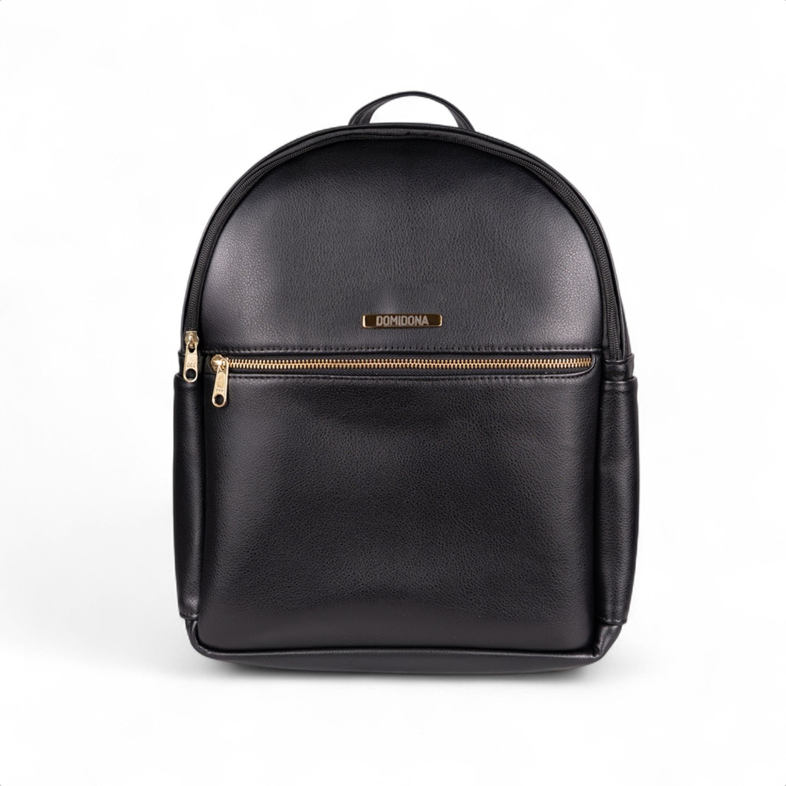 Imagem principal Mochila Preta Feminina Domidona Minimalista Grande Alças ajustáveis Domidona preto