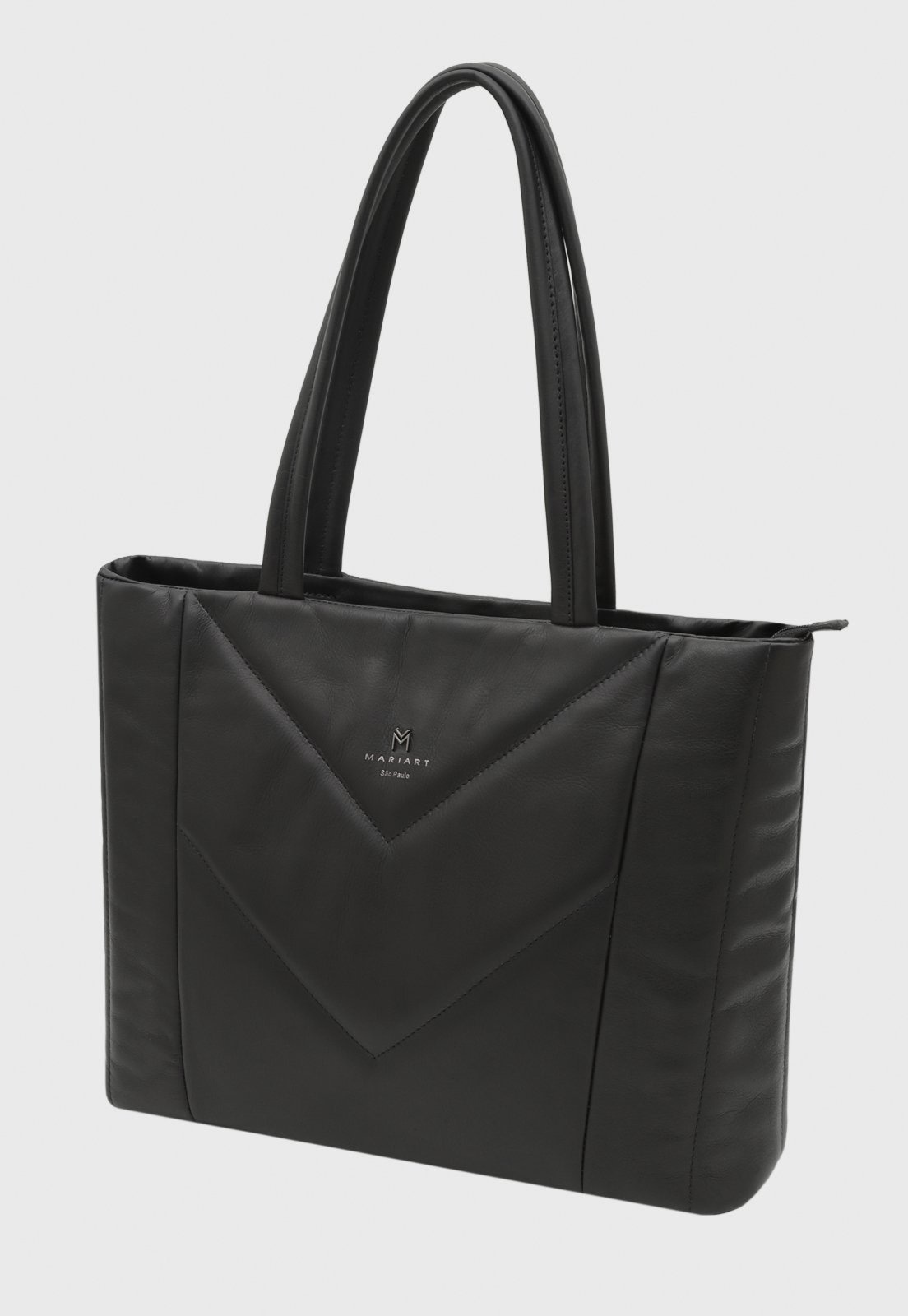 Imagem principal Bolsa Tote Couro Mariart Graviolinha Preta Mariart preto