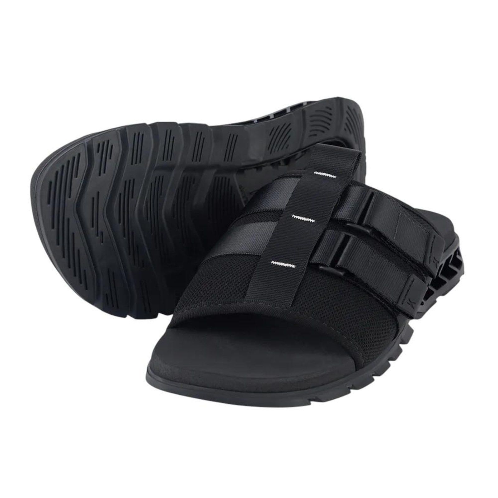 Imagem principal Chinelo Kenner Collab Black Panther Rakka Yaki Masculino Preto 745 preto black