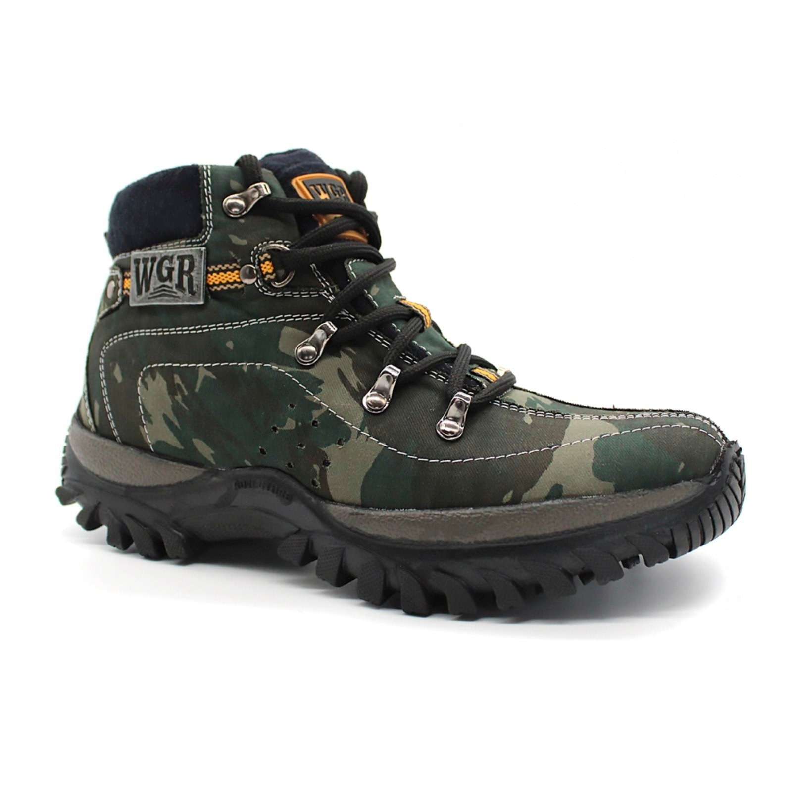 Imagem principal Coturno Masculino Bota Segurança Adventure Camuflado Lavini Shoes preto