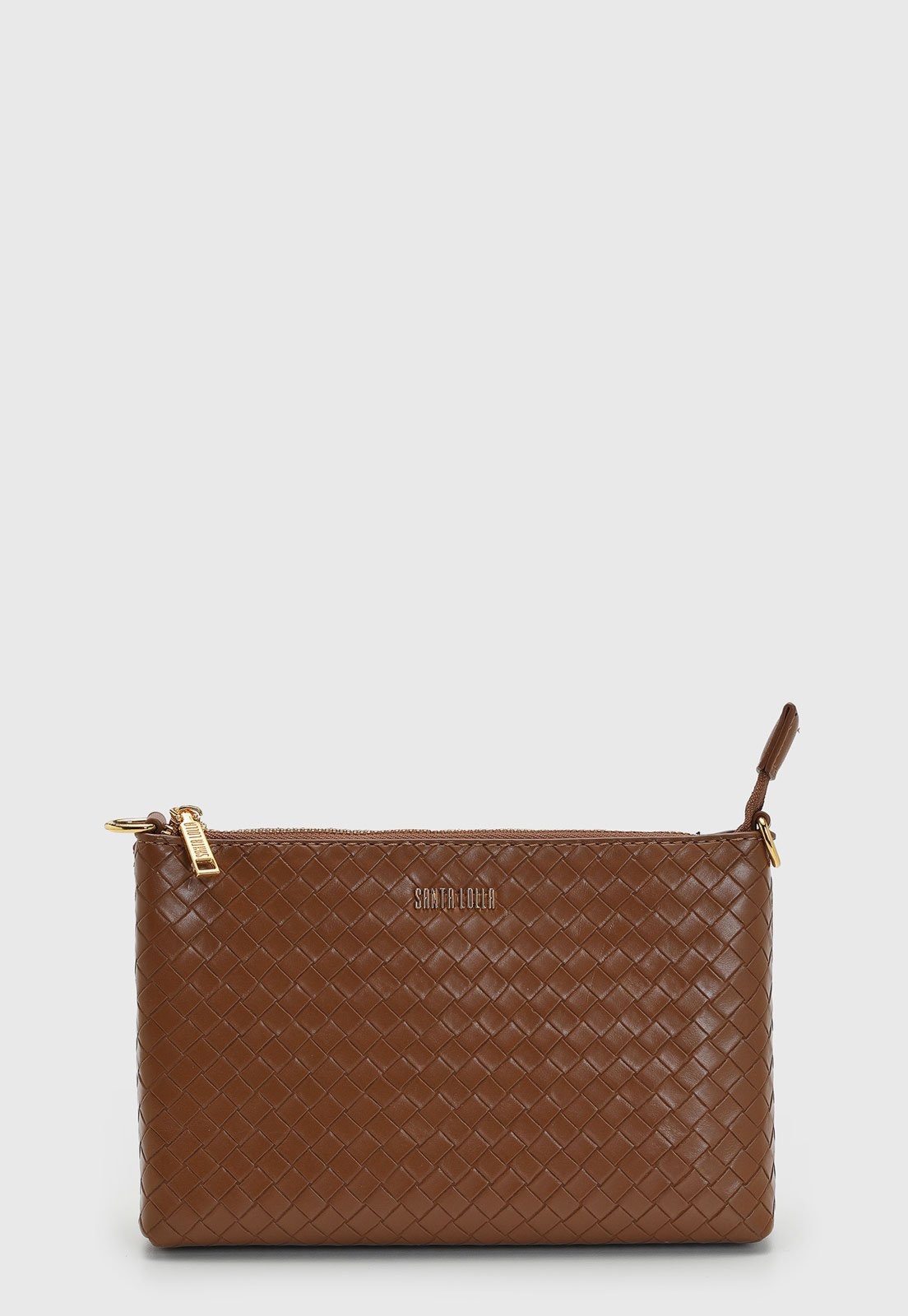 Imagem principal Bolsa Feminina Santa Lolla Textura Entrelaçada Santa Lolla marrom