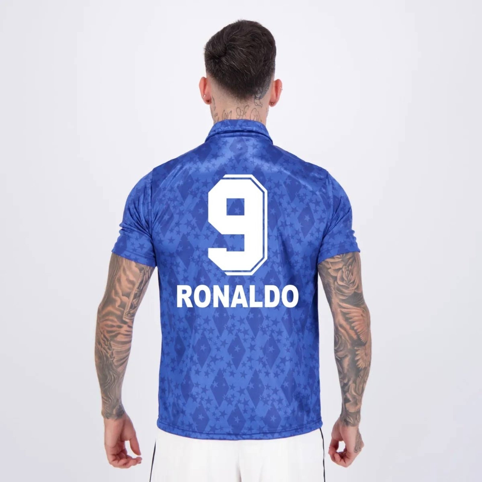 Imagem principal Camisa Cruzeiro Retrô 1993 9 Ronaldo Oldoni azul