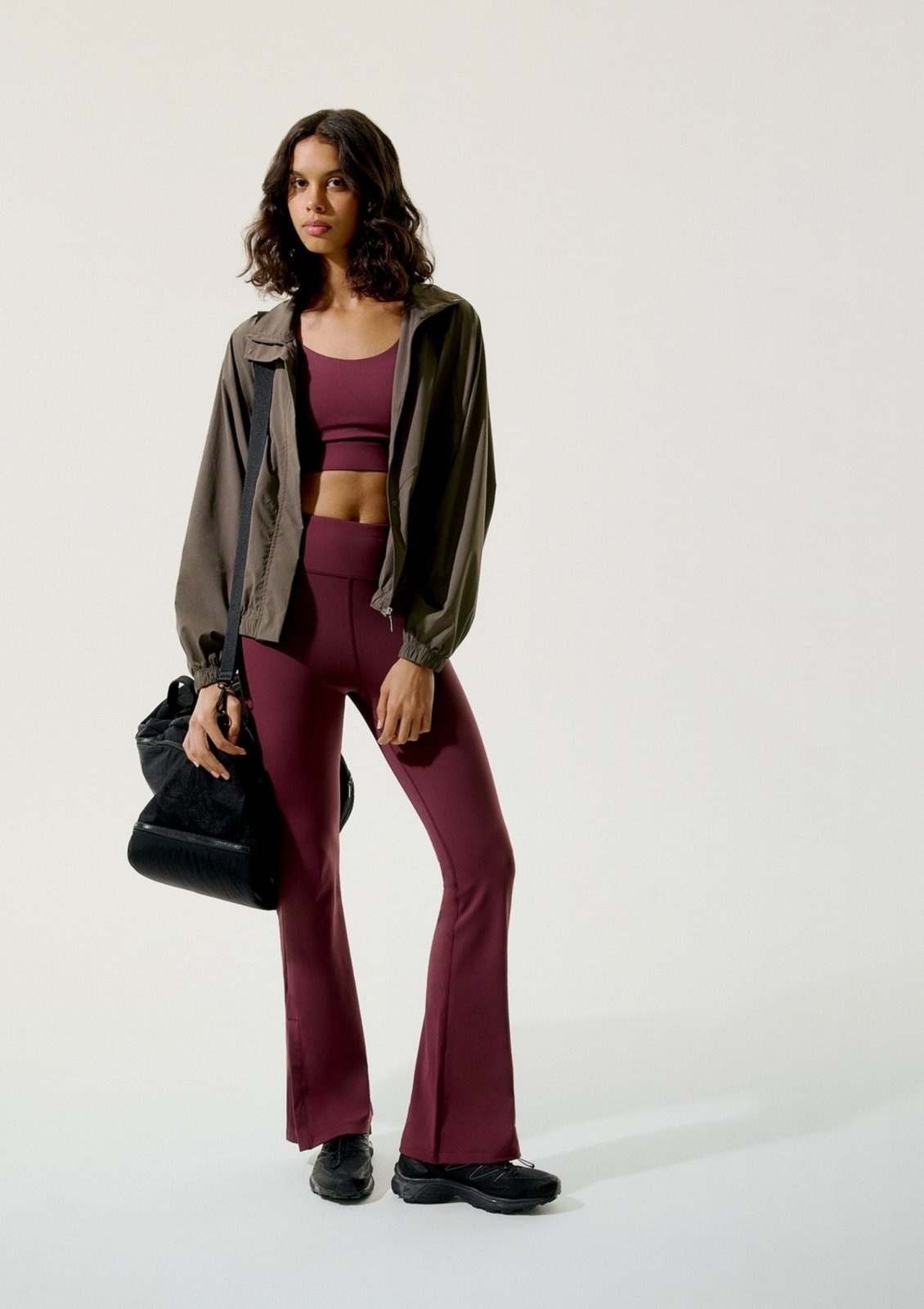 Imagem principal Calça Esportiva Feminina Cintura Alta Hering HERING SPORTS vinho