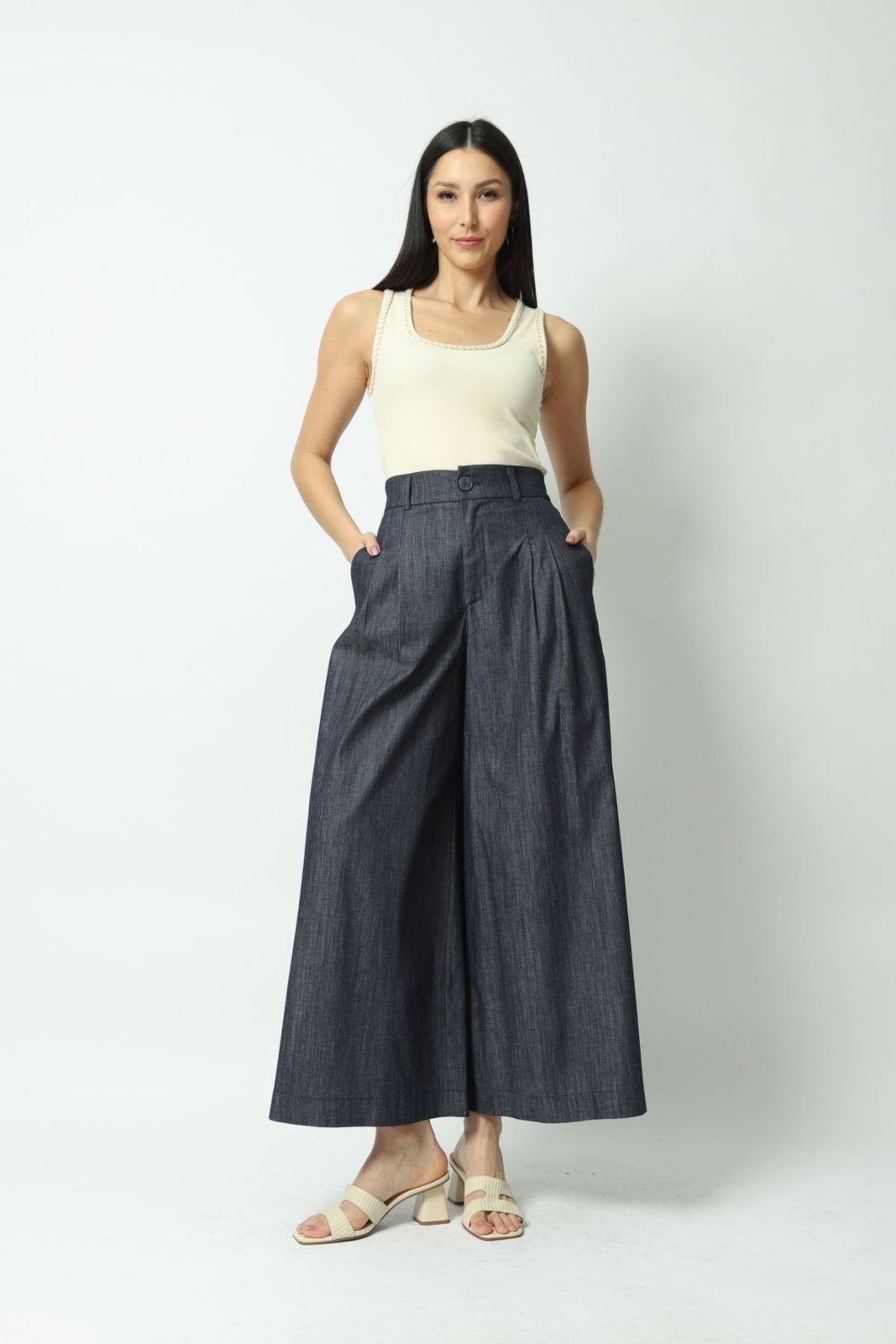 Imagem principal Calça Jeans Pantacour Gazzy azul