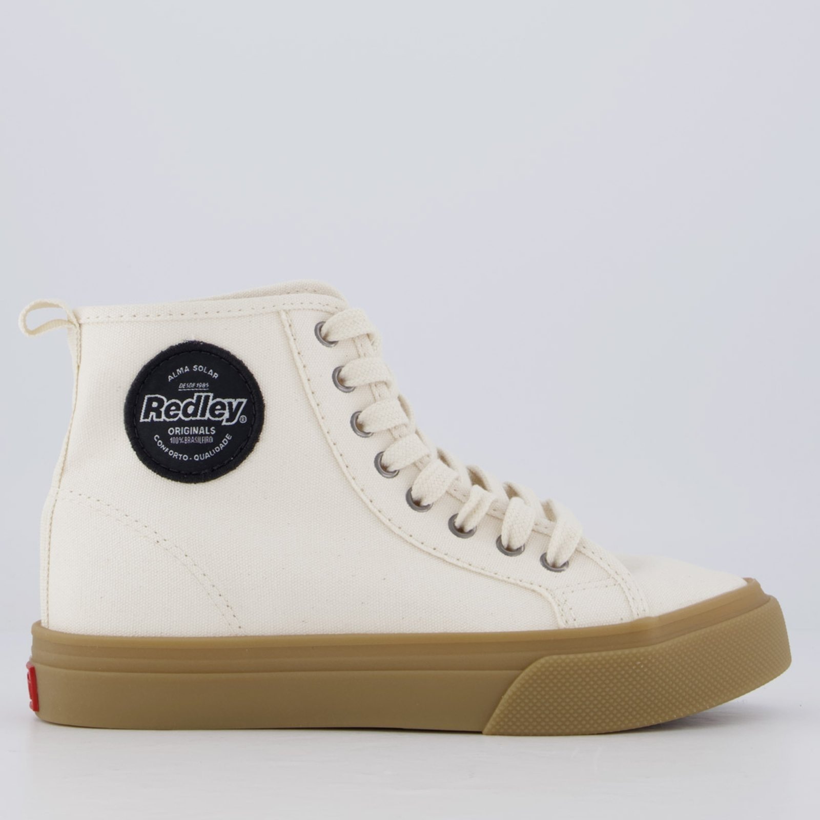 Imagem principal Tênis Redley High Látex Feminino Off White Redley branco white