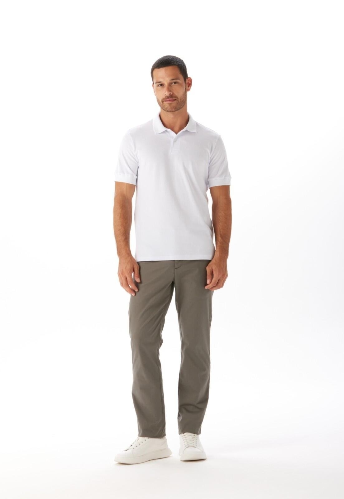 Imagem principal Calça Slim Moovexx Algodão Egípcio 38 Traymon cinza