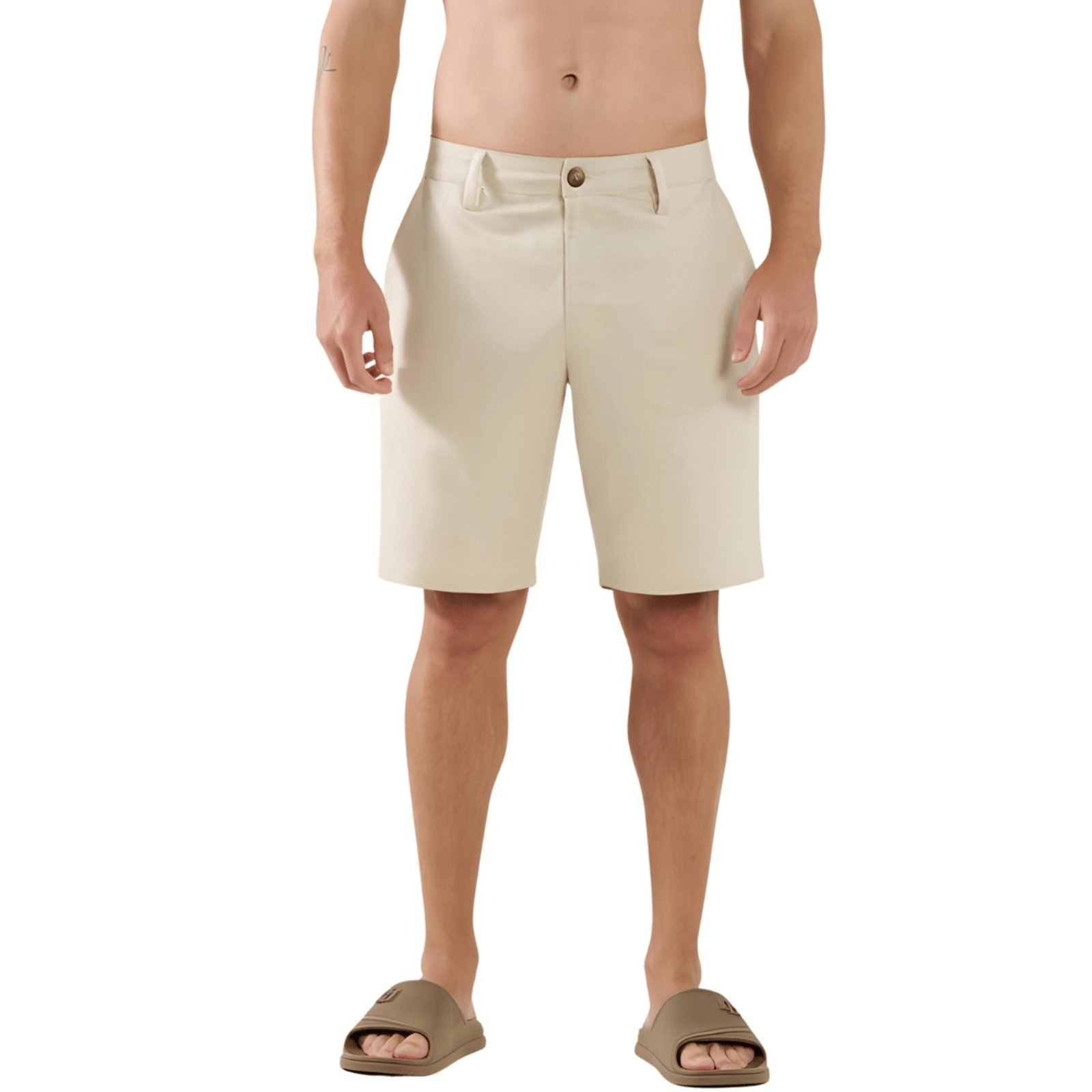 Imagem principal Bermuda Masculina Linho New Davi Colcci bege