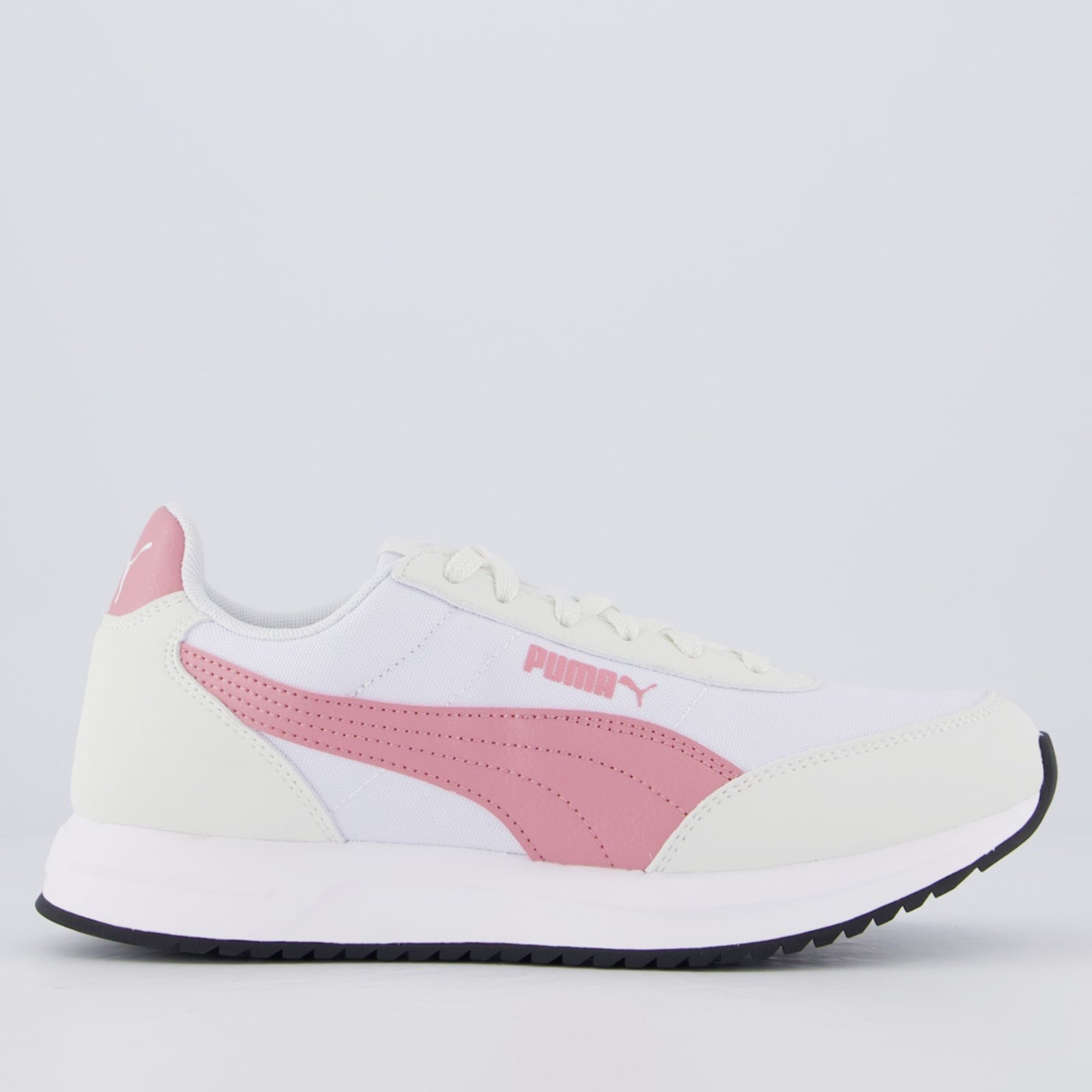 Imagem principal Tênis Puma R78 Lightwind Feminino Branco e Rosa Puma branco rosa