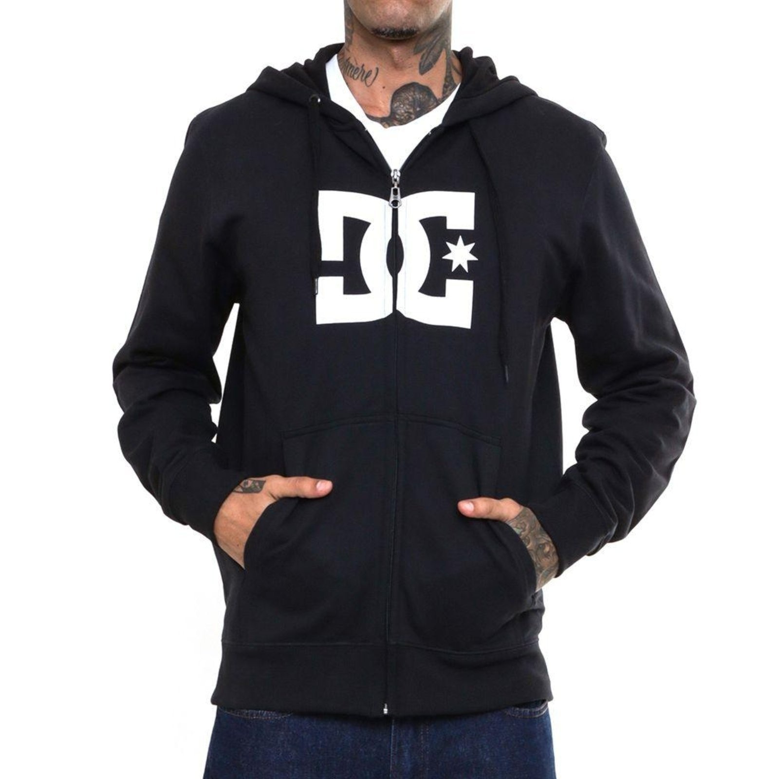 Imagem principal Moletom DC Shoes Aberto DC Star Zh Oversize Masculino DC Shoes preto
