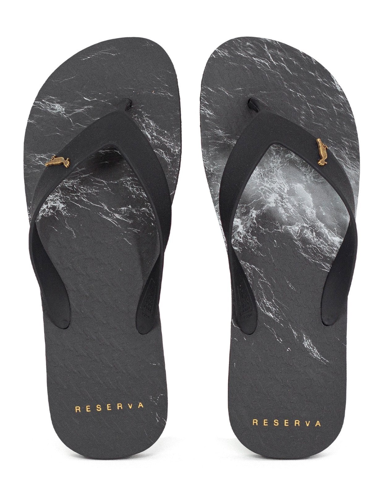 Imagem principal Chinelo Masculino Reserva Go Casual Surfing Borracha Confortável Sandália 2 RESERVA GO preto