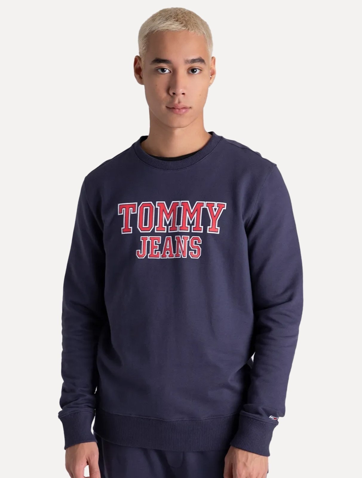 Imagem principal Moletom Tommy Jeans Masculino Regular Crewneck Entry Graphic Tommy Jeans azul marinho