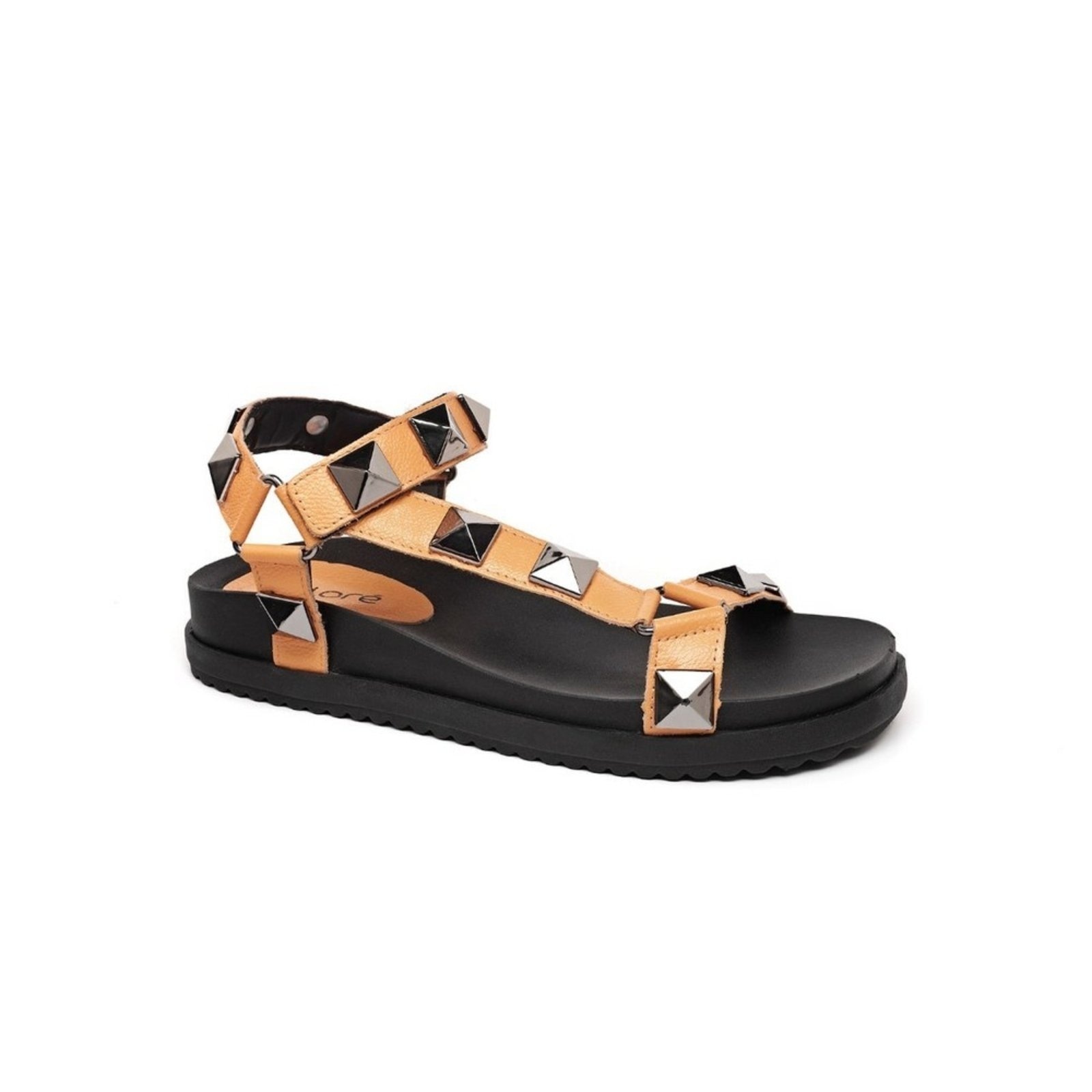 Imagem principal Sandália Papete Floré em couro 7704 Floré laranja