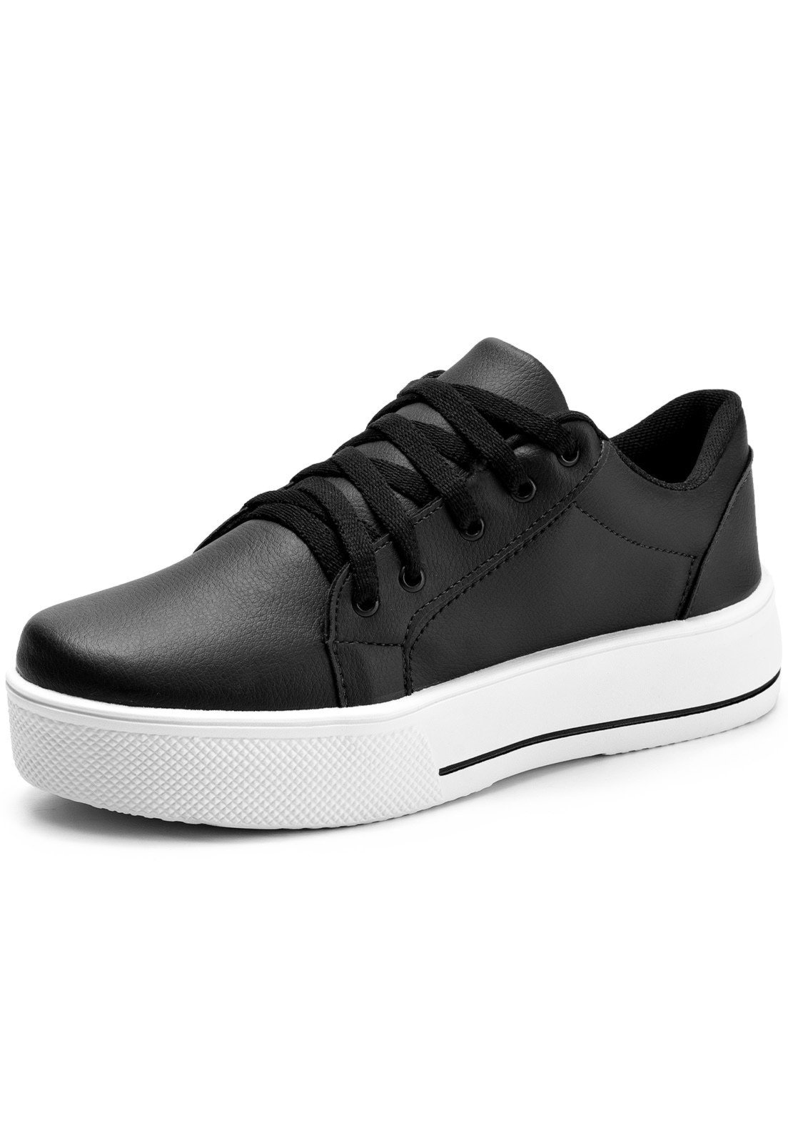 Imagem principal Tenis Casual Lumiss Confortável Plataforma LUMISS preto