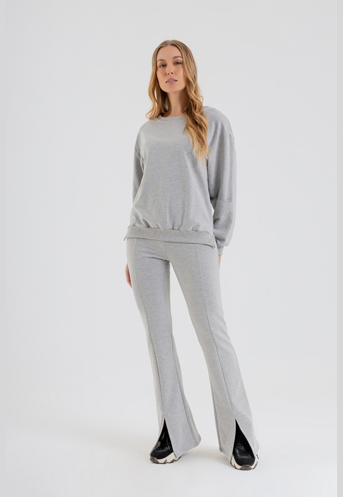 Imagem principal Calça Básica Feminina em Molecotton Just Basic JUST BASIC cinza