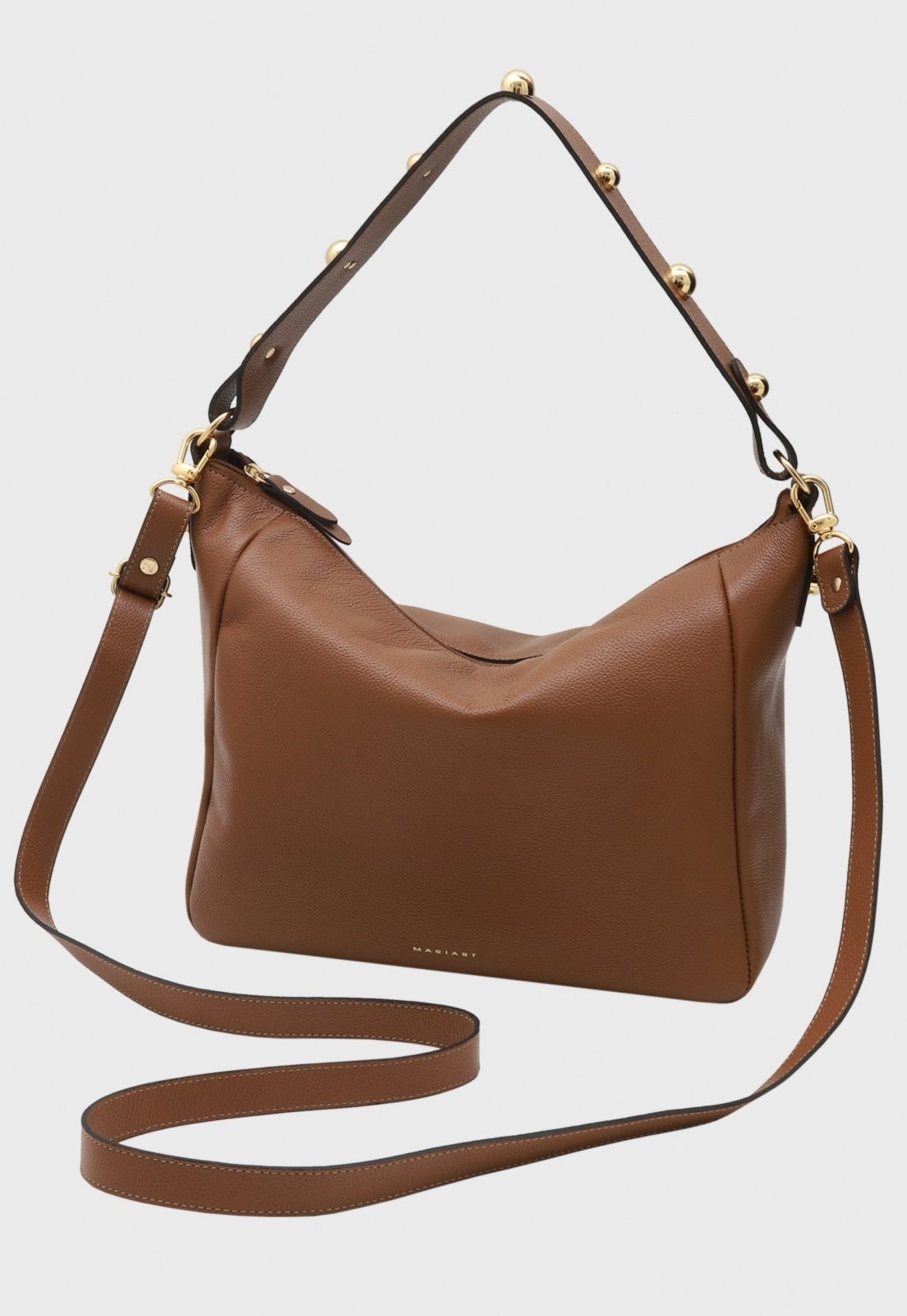 Imagem principal Bolsa Transversal Couro Mariart Jabuticaba Camel Mariart caramelo