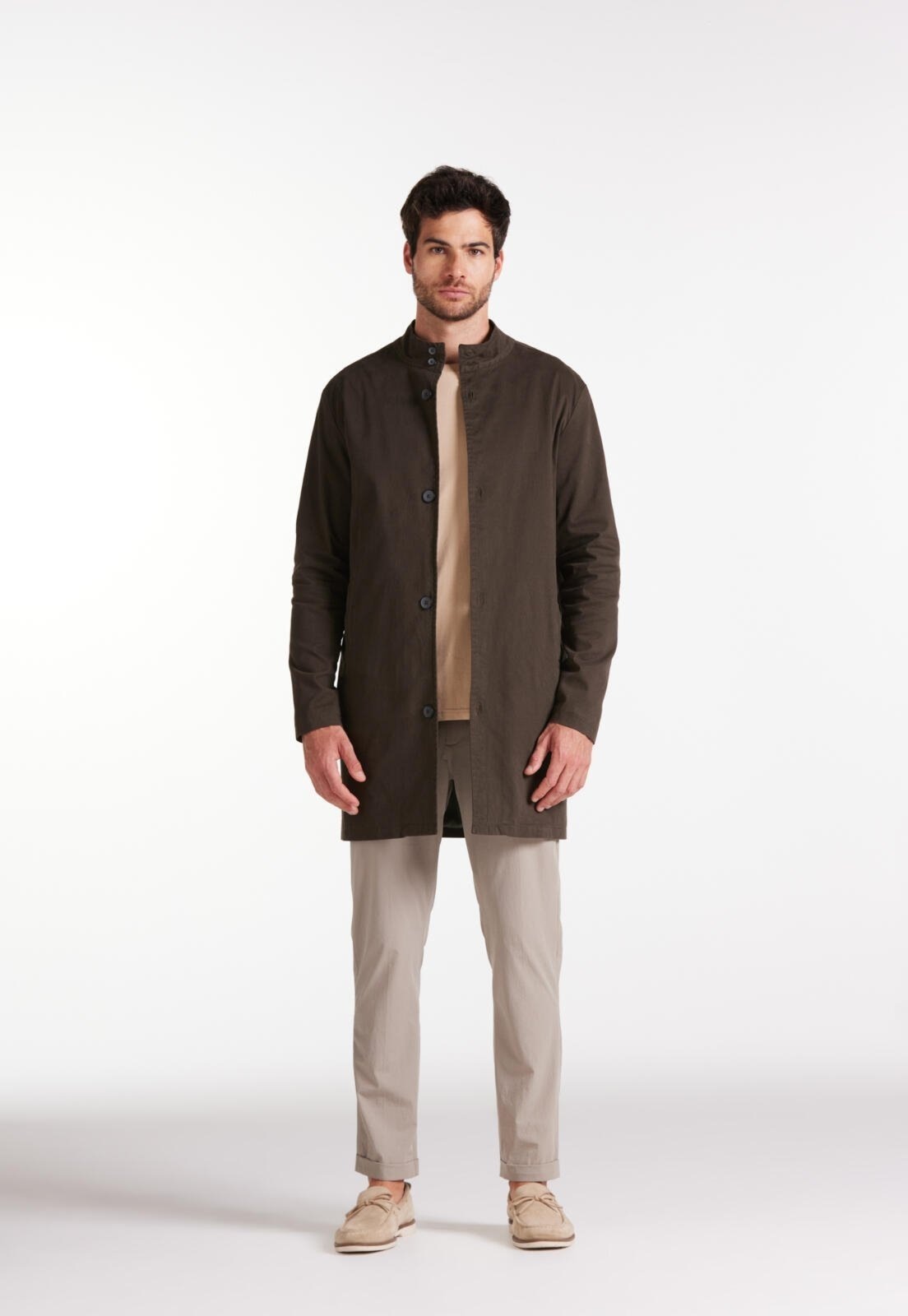 Imagem principal Caban Sarja Gola Alta Traymon Traymon verde militar