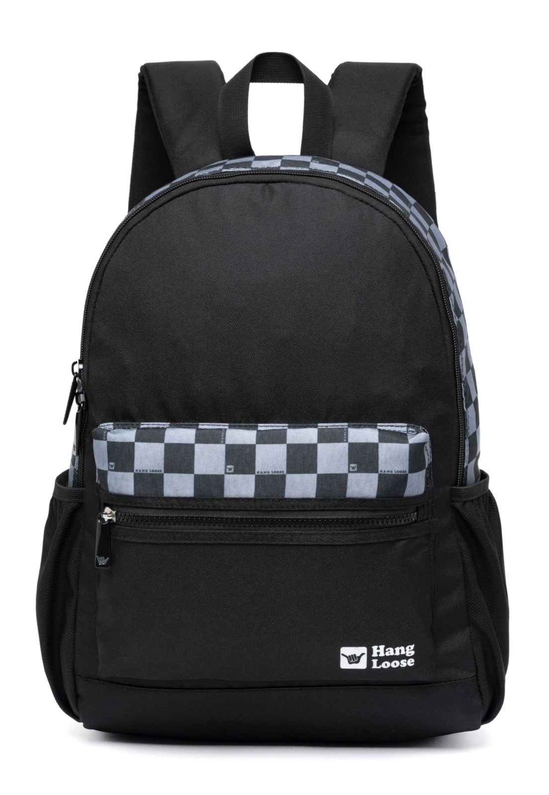 Imagem principal Mochila Bolsa Masculina Escolar Resistente Hang Loose preto