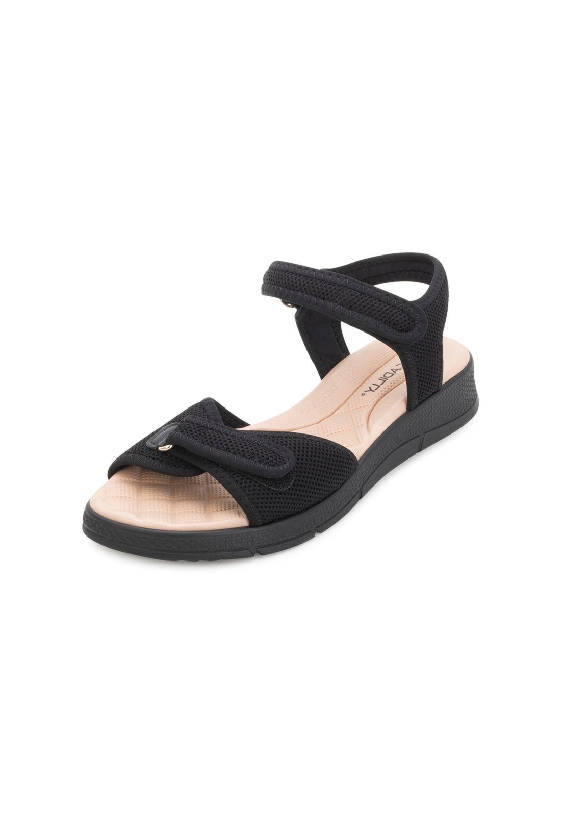 Imagem principal Sandália Papete Piccadilly PD24-57101 Bege Piccadilly preto