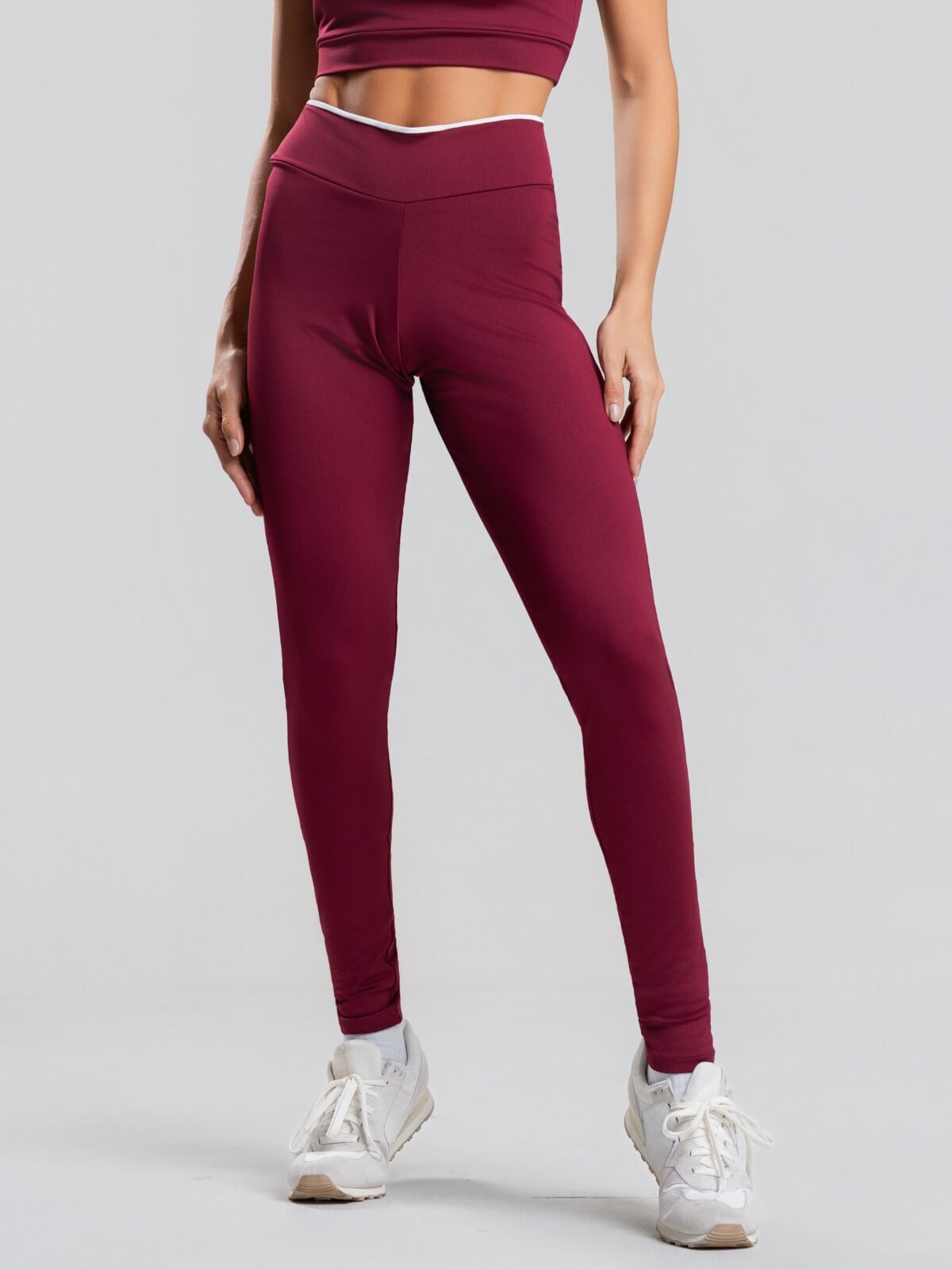 Imagem principal Calça Legging Suplex Bicolor Vicbela vinho