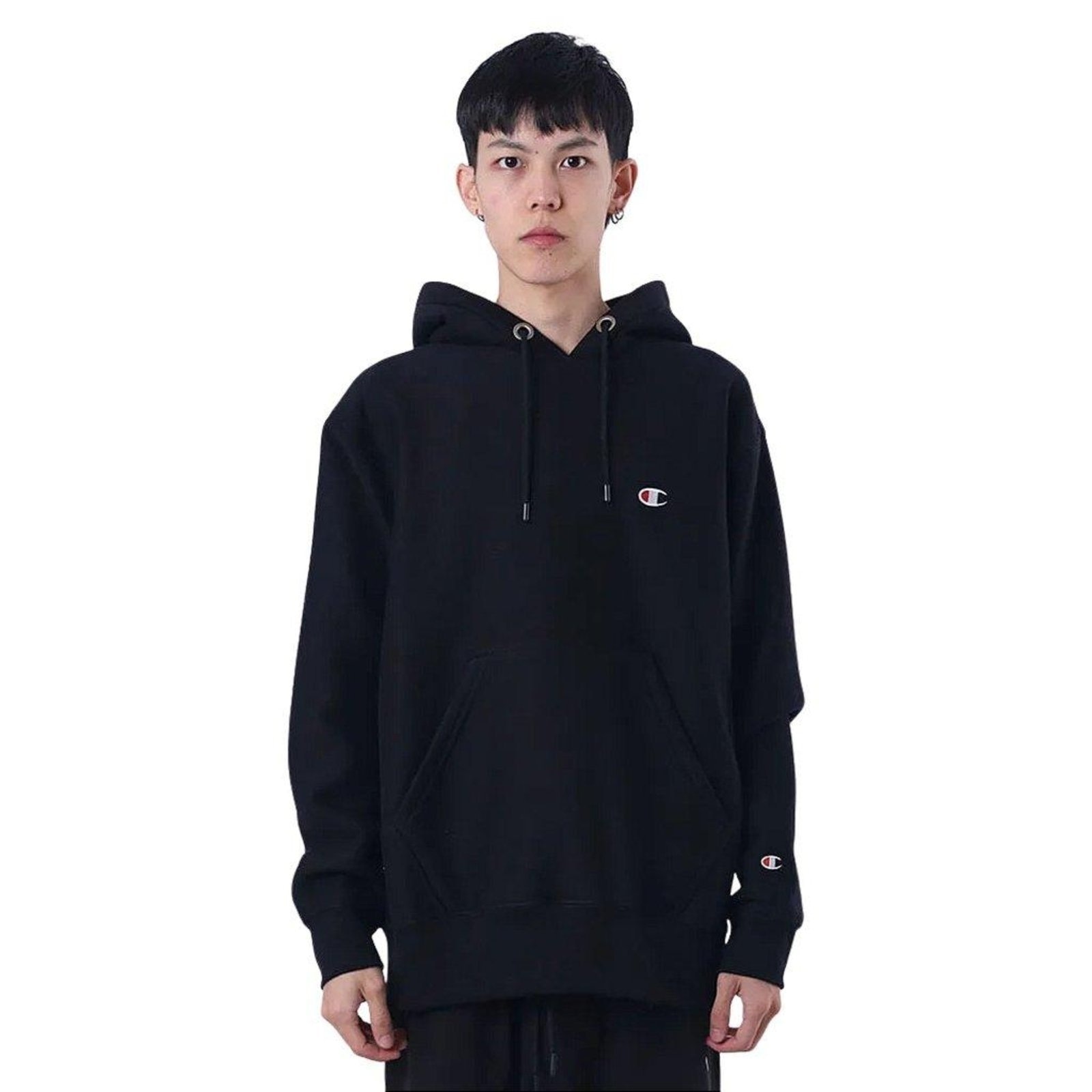 Imagem principal Moletom Canguru Champion Rw Ml Emb Logo Champion preto