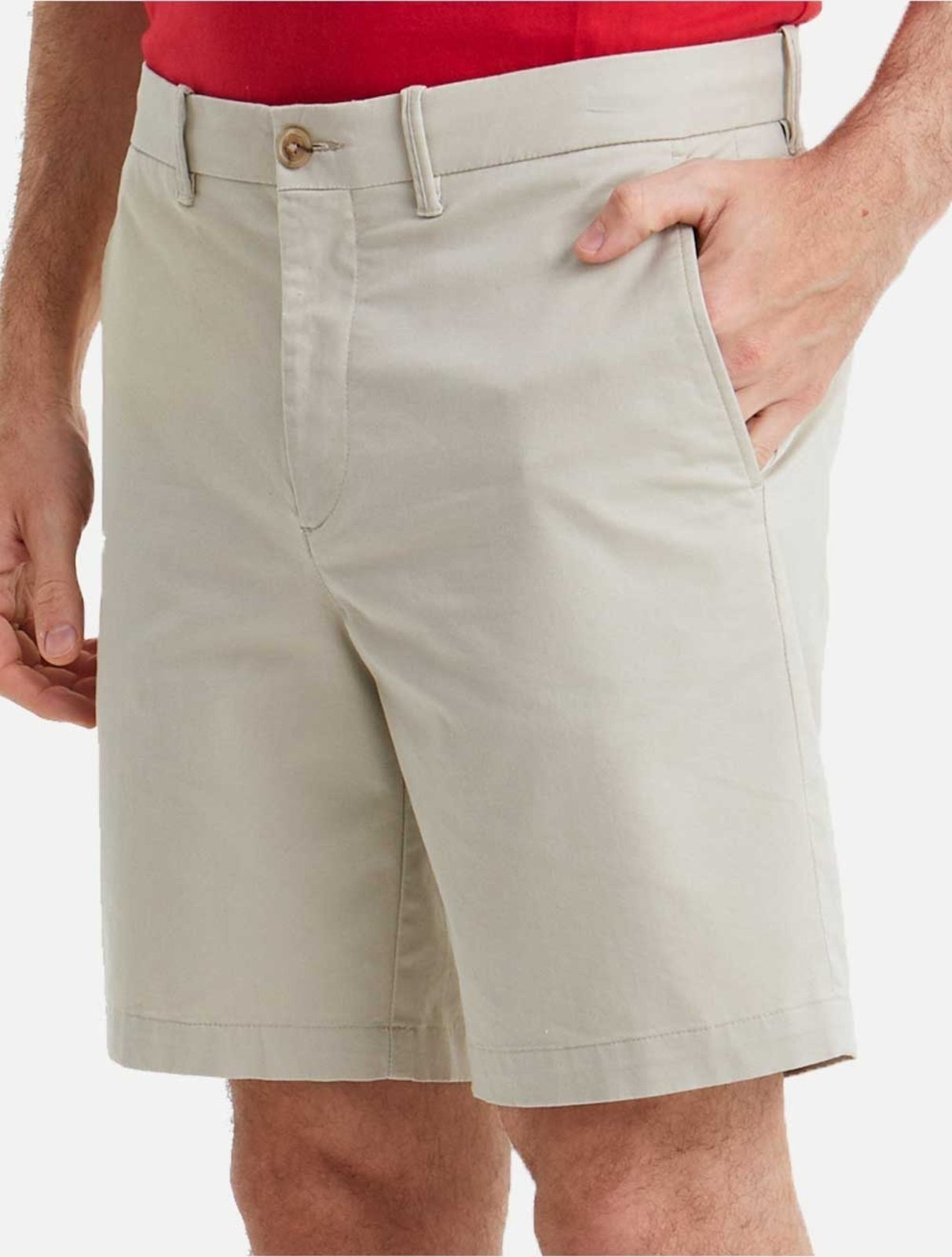 Imagem principal Bermuda Original Penguin Sarja Chino Slim OPHB20030 Penguin bege