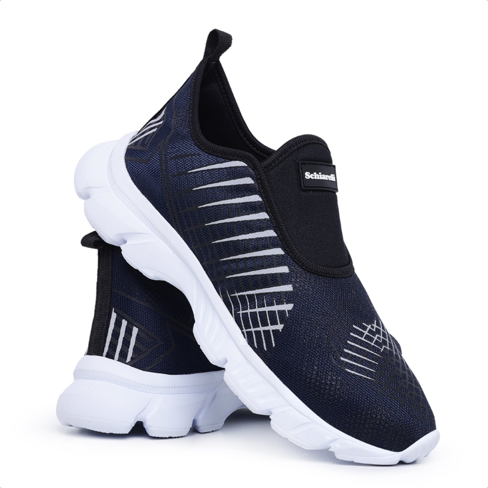 Imagem principal Tênis Masculino Esportivo Academia Caminhada Macio Leve Confortável Sch 545 Marinho Schiareli azul