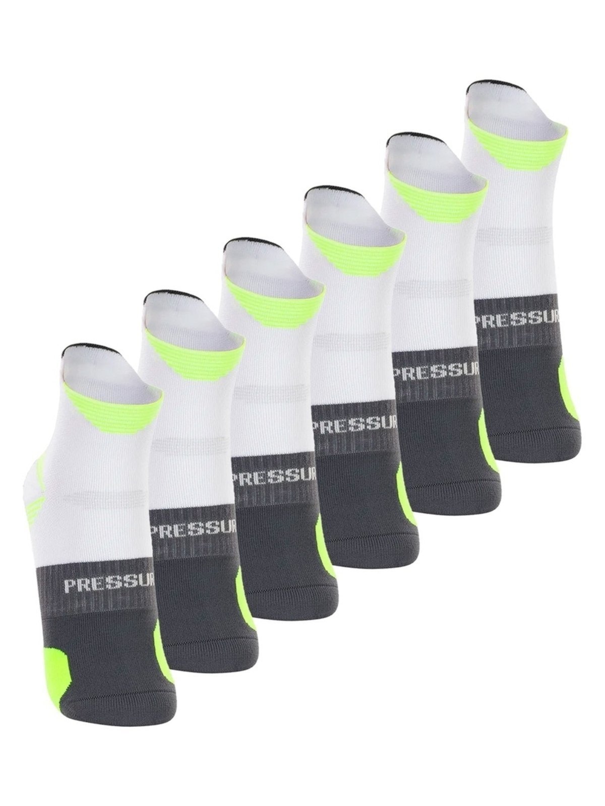 Imagem principal Kit com 6 Pares de Meias Performance Running Lupo 1 Lupo branco