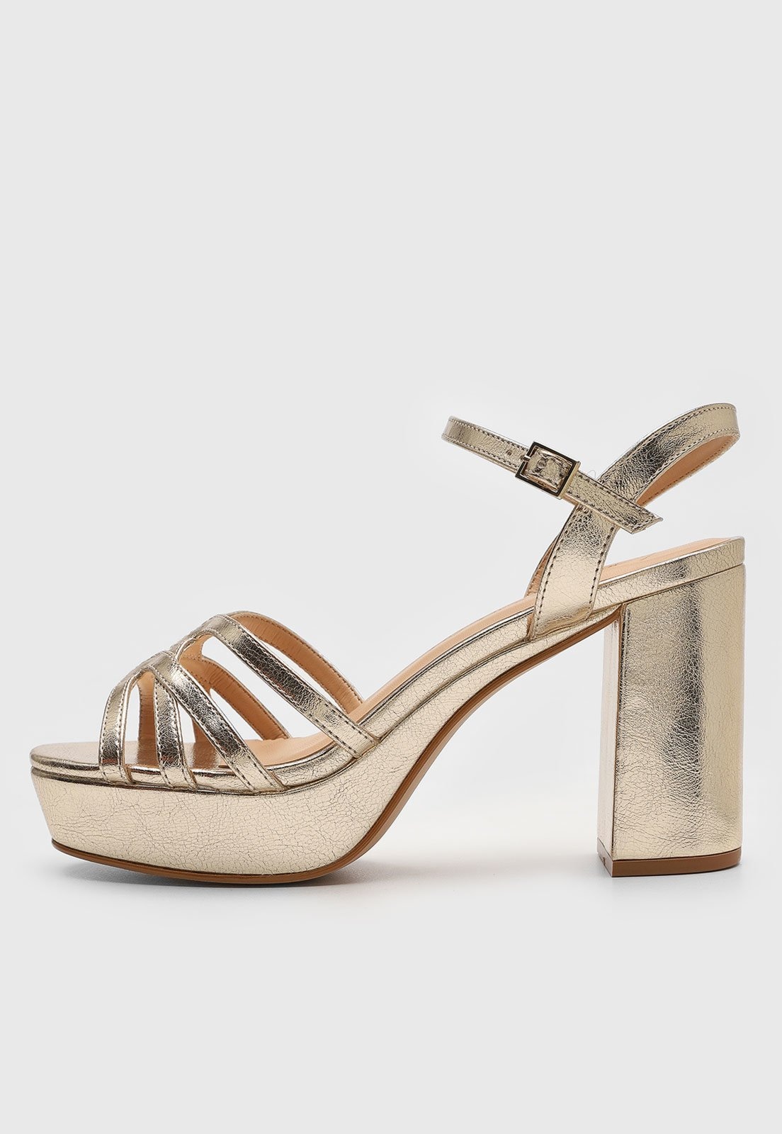 Imagem principal Sandália Luiza Barcelos Média Dourada Luiza Barcelos dourado