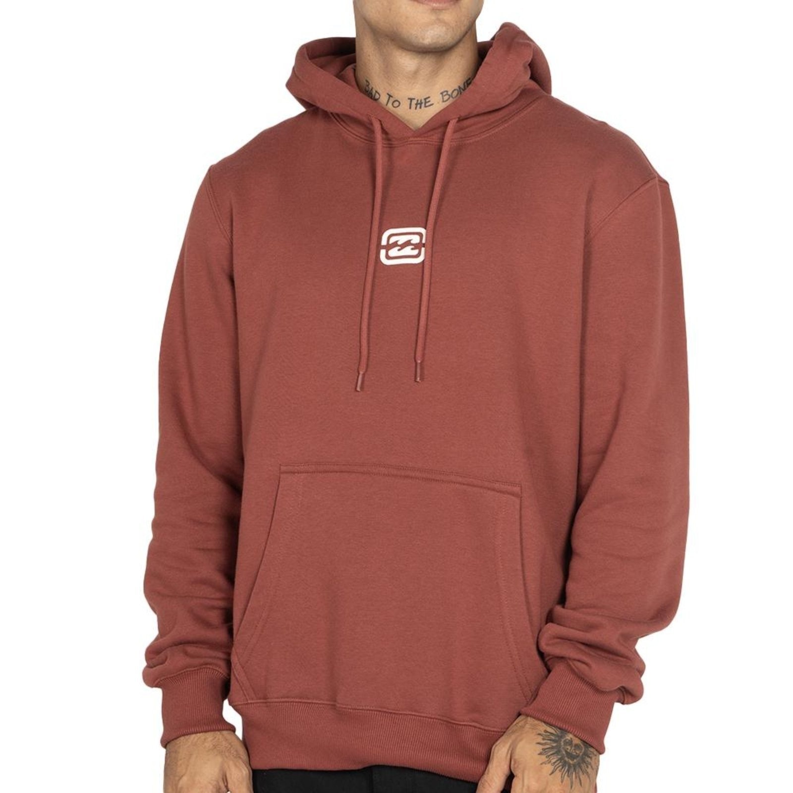 Imagem principal Moletom Billabong Canguru Bracket Wave WT25 Masculino Vinho Billabong vermelho