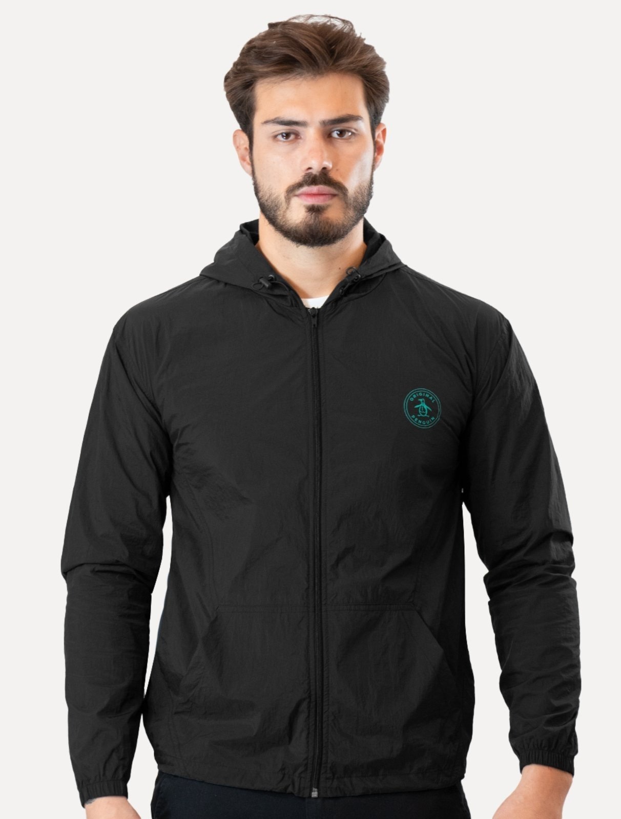 Imagem principal Jaqueta Original Penguin Masculina Corta-Vento Sport Nylon Preta Original Penguin preto