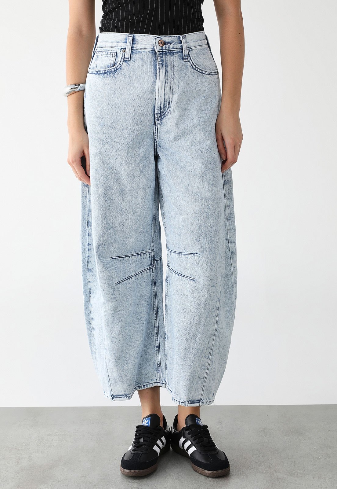 Imagem principal Calça Jeans GAP Barrel Pesponto GAP azul