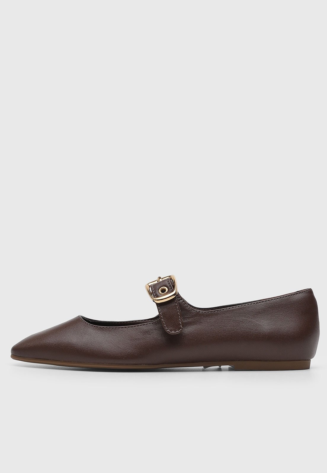 Imagem principal Sapatilha Feminina Arezzo Bico Quadrado Arezzo marrom