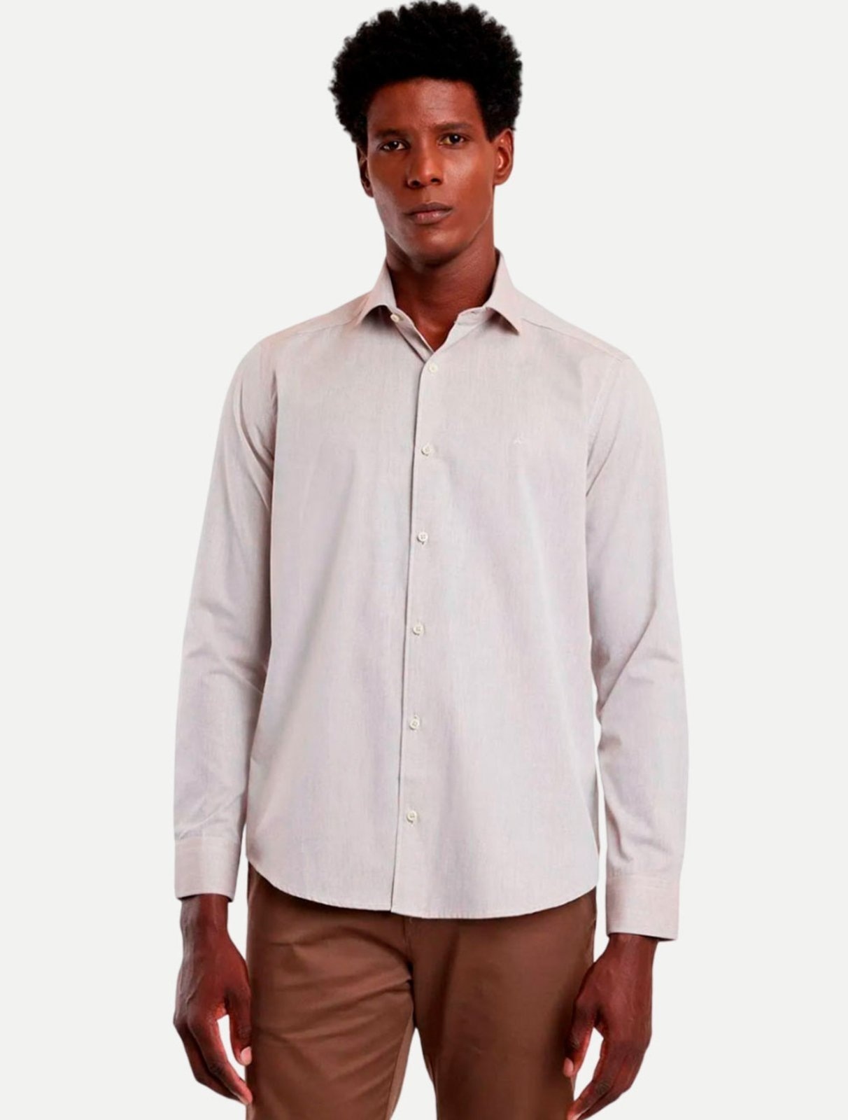 Imagem principal Camisa Aramis Slim Tricoline Mescla ML020687 Caqui Aramis cáqui caqui