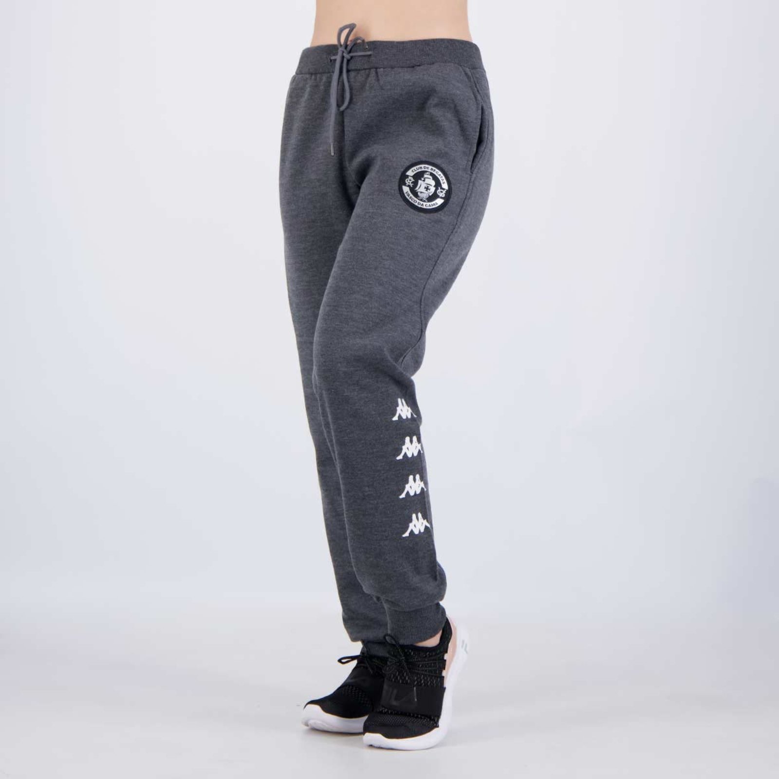 Imagem principal Calça Kappa Vasco Piquet Feminina Kappa cinza