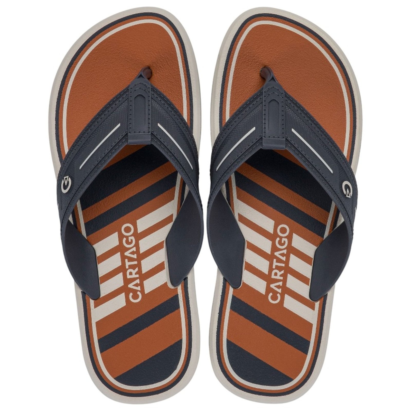 Imagem principal Chinelo Masculino Cartago Palermo 2 Dedo 12572 Grendene laranja