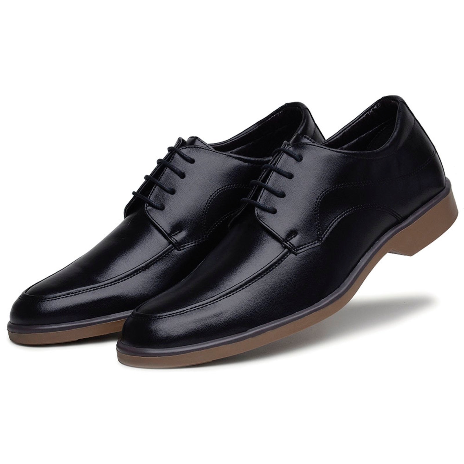 Imagem principal Sapato Oxford Casual Social Confort com Cadarço Masculino Marrom Bia Ramos preto